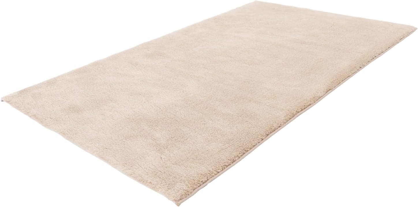 Carpet City Badematte »PURE500, Badteppich uni« Höhe 16 mm rutschhemmend beschichtet schnell trocknend Teppich Badezimmer, Badvorleger, Anti-Rutsch, Waschbar, Duschmatte