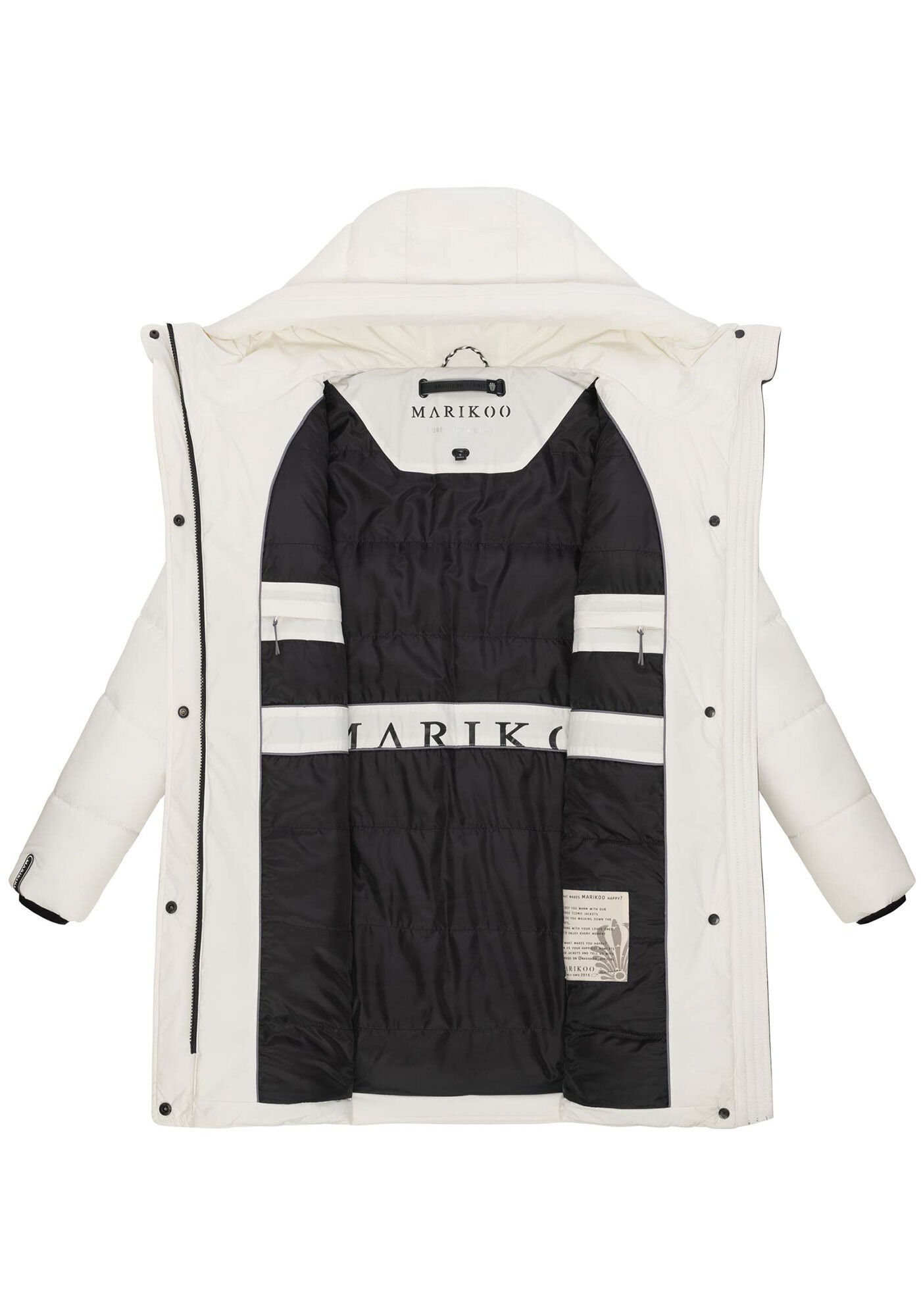 Marikoo Winterjacke »Karumikoo XVI« mit großer Kapuze