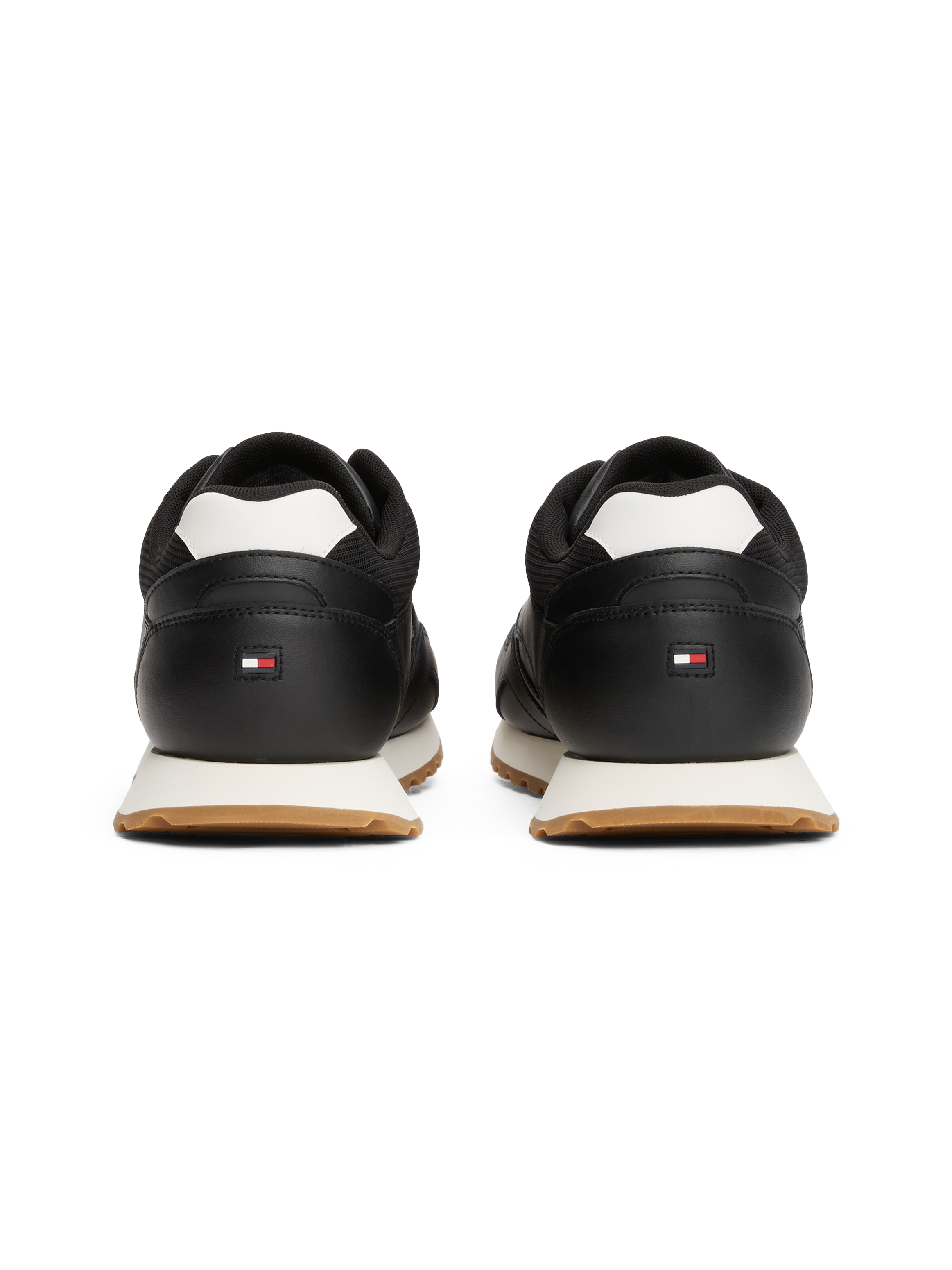 Tommy Hilfiger Sneaker »NEW RUNNER EVA LTH ESS«, Freizeitschuh, Halbschuh, Schnürer mit sportiver Lochung