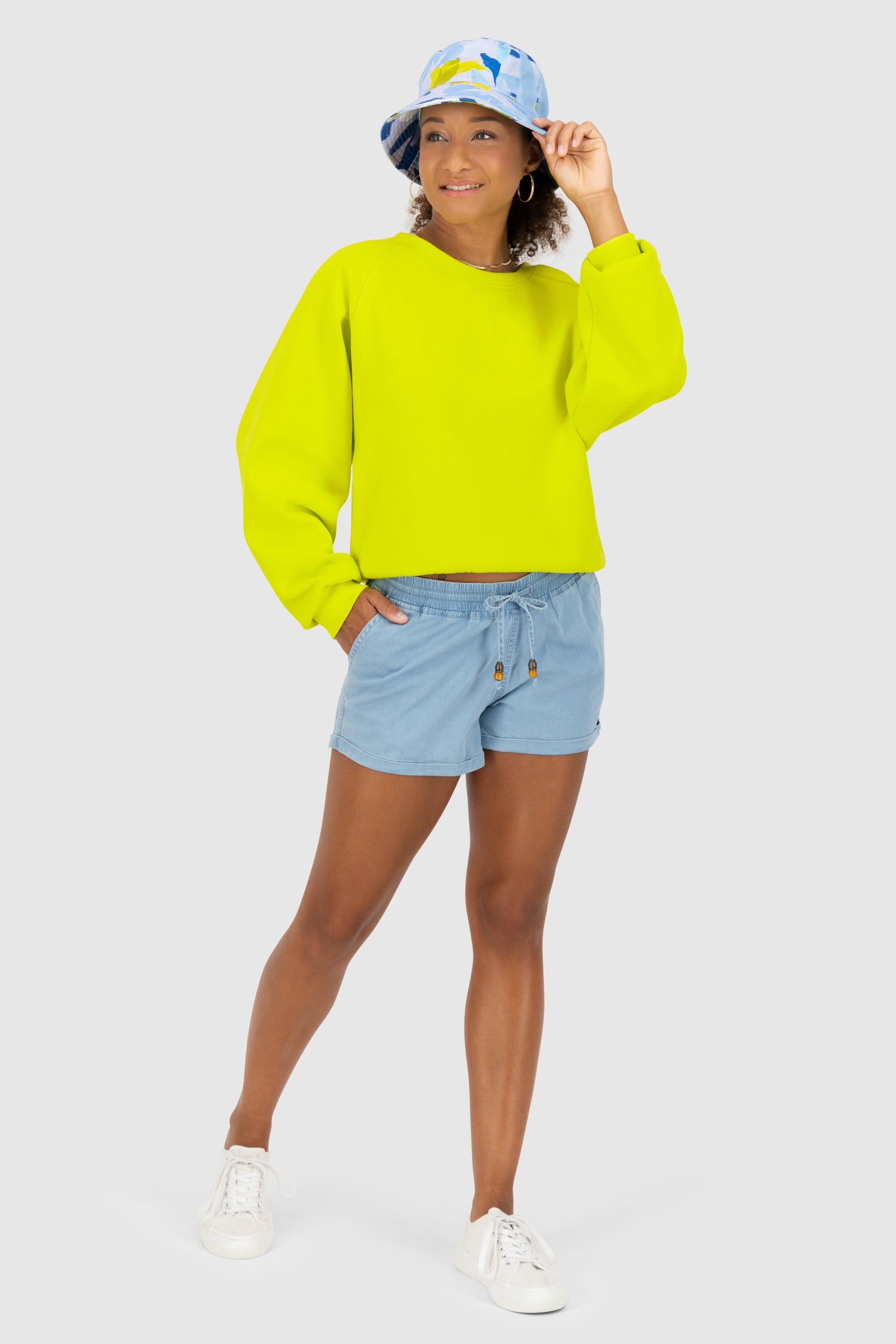 Alife & Kickin Sweatshirt »Damen TeonaAK A«, Basic Pullover mit Rundhalsausschnitt