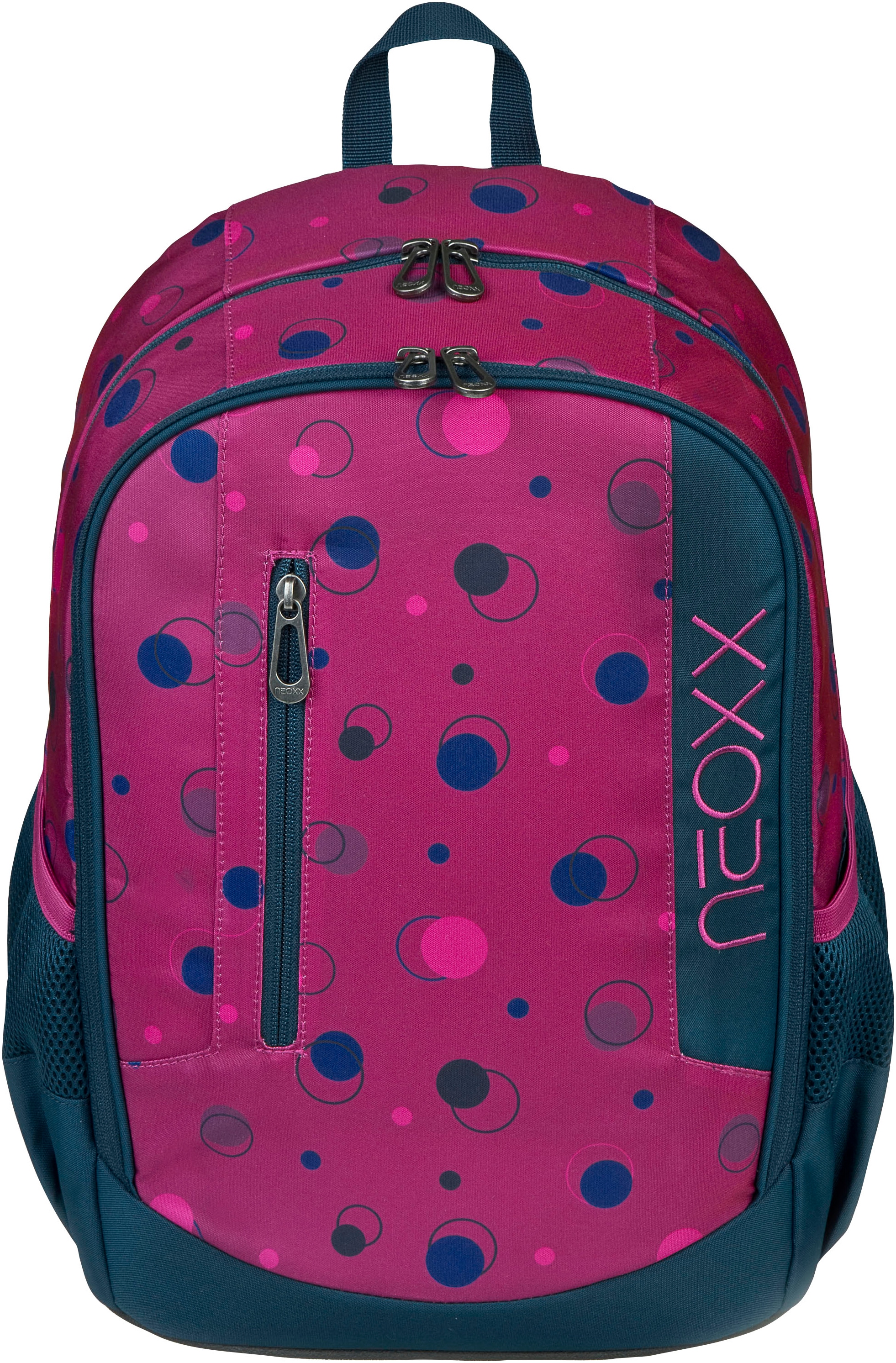 neoxx Schulrucksack "Flow, Bubble me around", teilweise aus recyceltem Material