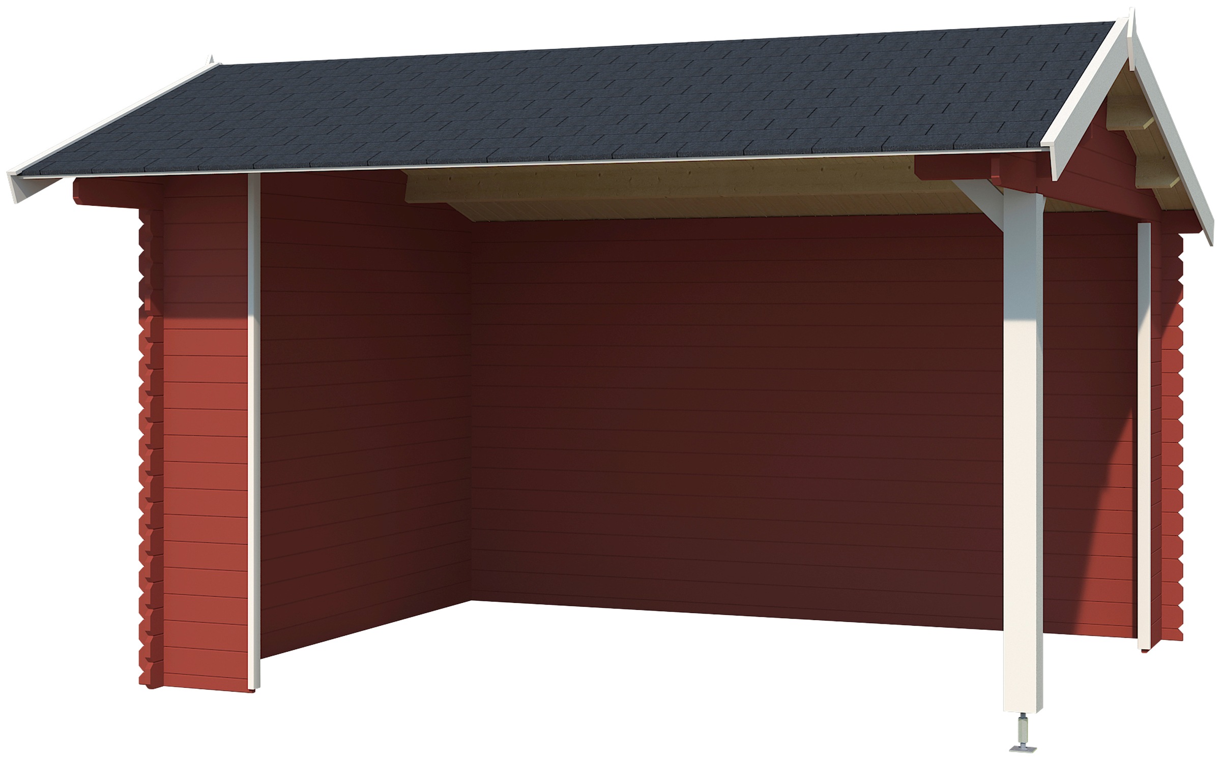 LASITA MAJA Gartenhaus "Kirian 300", Unterstand / Lounge 28mm, Fundamentmas günstig online kaufen