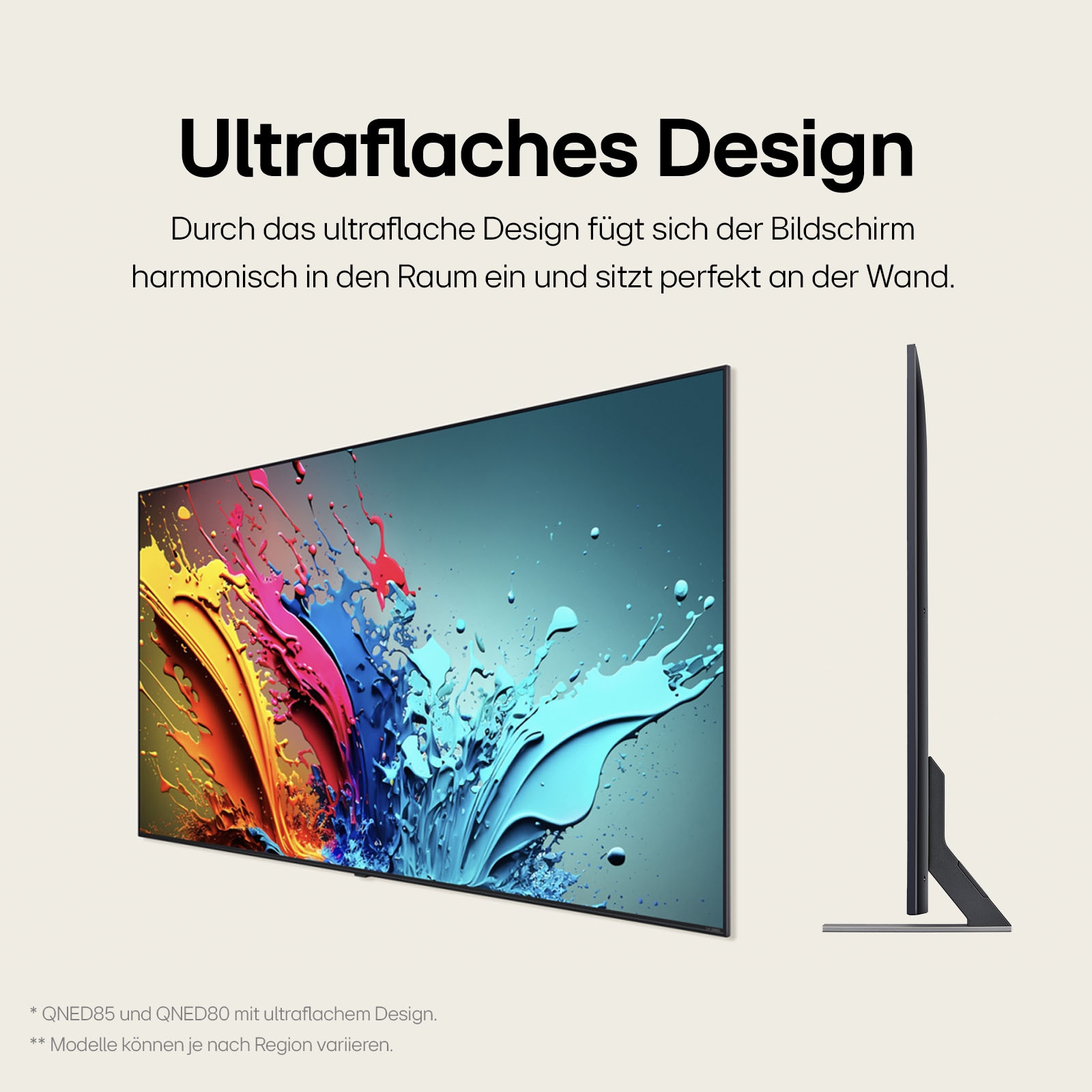 LG QNED-Fernseher »55QNED85T6C«, 4K Ultra HD, Smart-TV