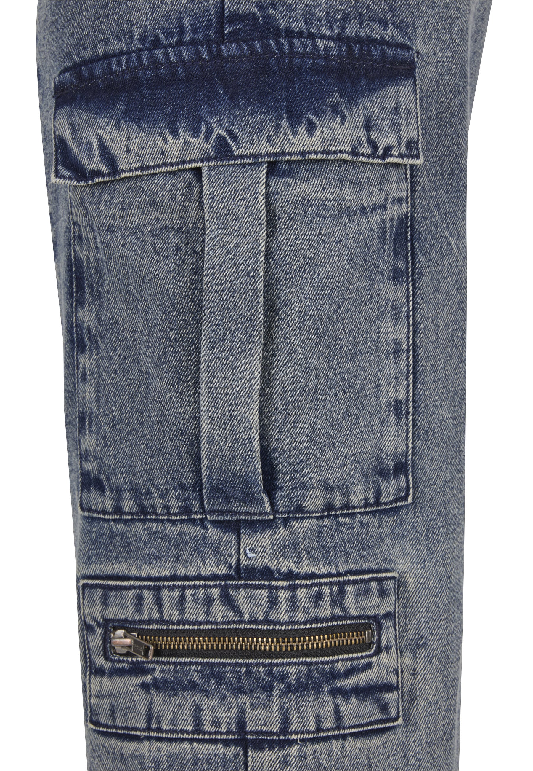 URBAN CLASSICS Cargohose »Urban Classics Ladies Loose Utility Denim Pants«