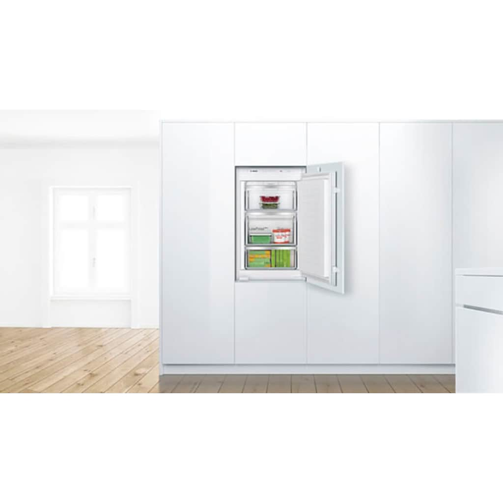 BOSCH Einbaugefrierschrank »GIV21VSE0«, 4, 87,4 cm hoch, 54,1 cm breit