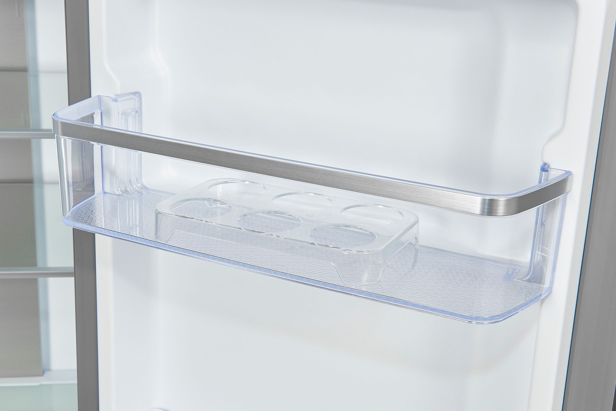 exquisit Multi Door »MD430-100-WS-200E inoxlook«, 432 L Volumen, Total NoFrost, Schnellgefrieren, 4 Sterne
