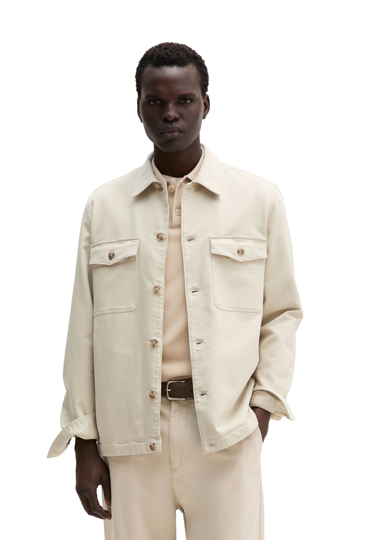 Marc OPolo Kurzjacke "aus glatter Bio-Baumwoll-Qualität" ohne Kapuze günstig online kaufen