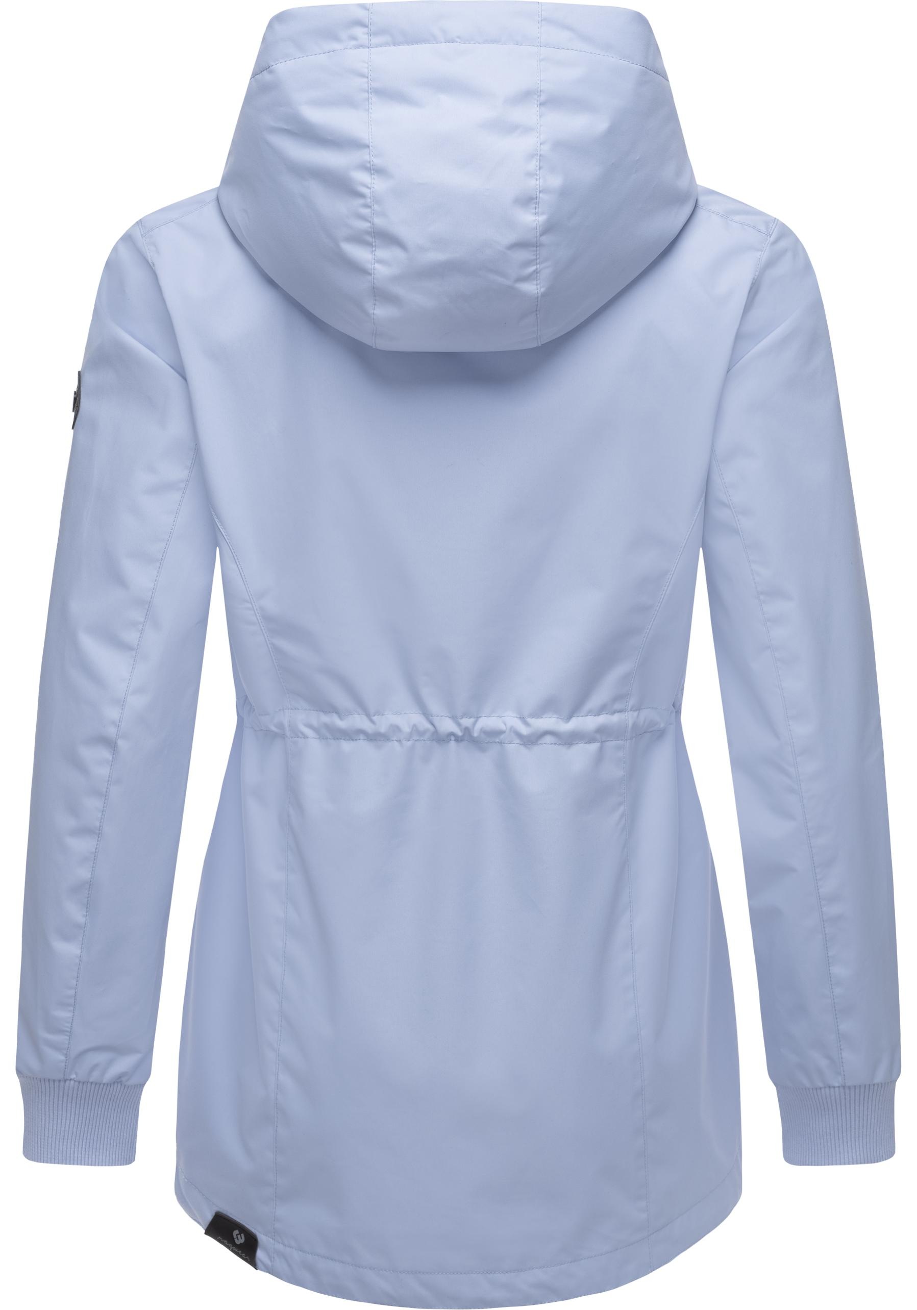 Ragwear Outdoorjacke »Dowey A«, mit Kapuze, Wasser- und winddichte Damen Jacke mit Taillenzugband