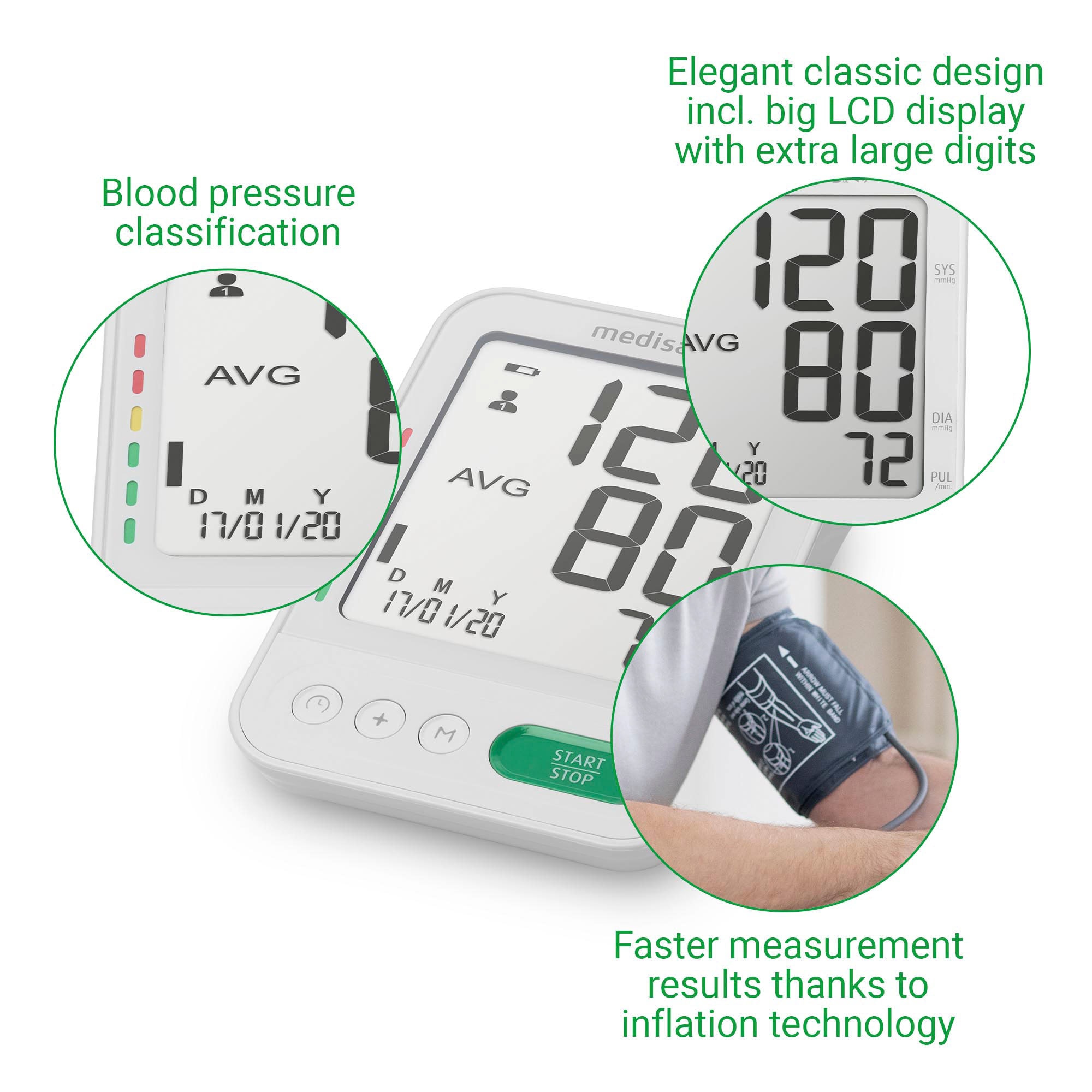 Medisana Oberarm-Blutdruckmessgerät »BU 586«