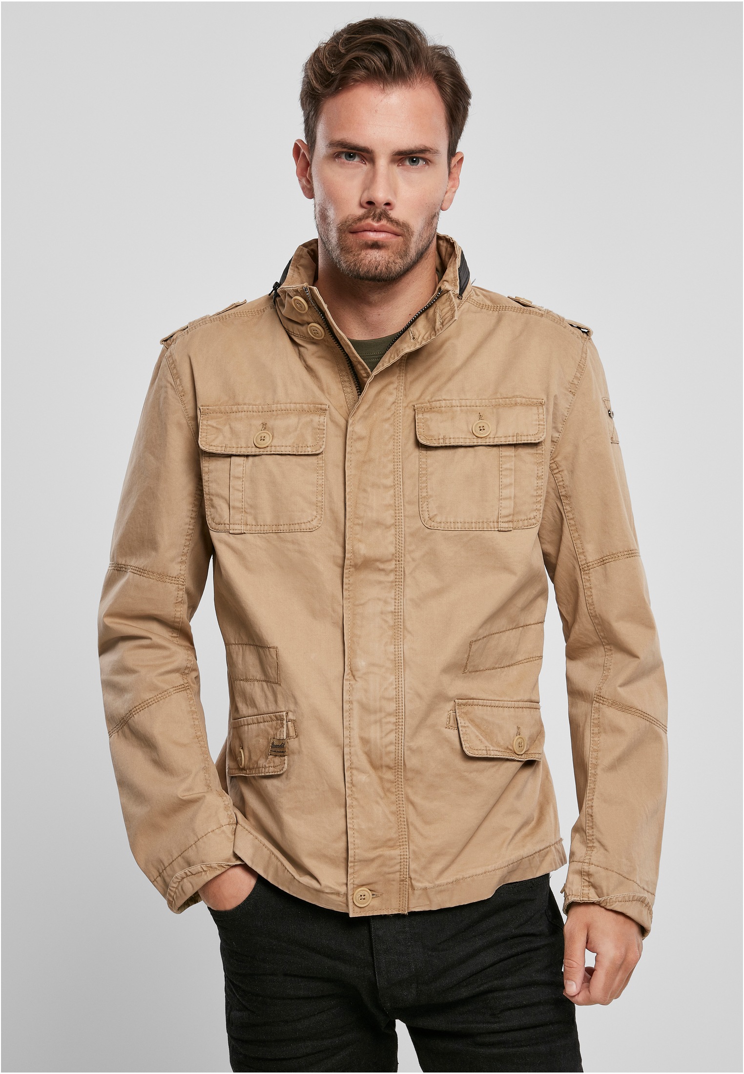 Brandit Allwetterjacke "Brandit Herren Britannia Jacket", (1 St.), ohne Kap günstig online kaufen