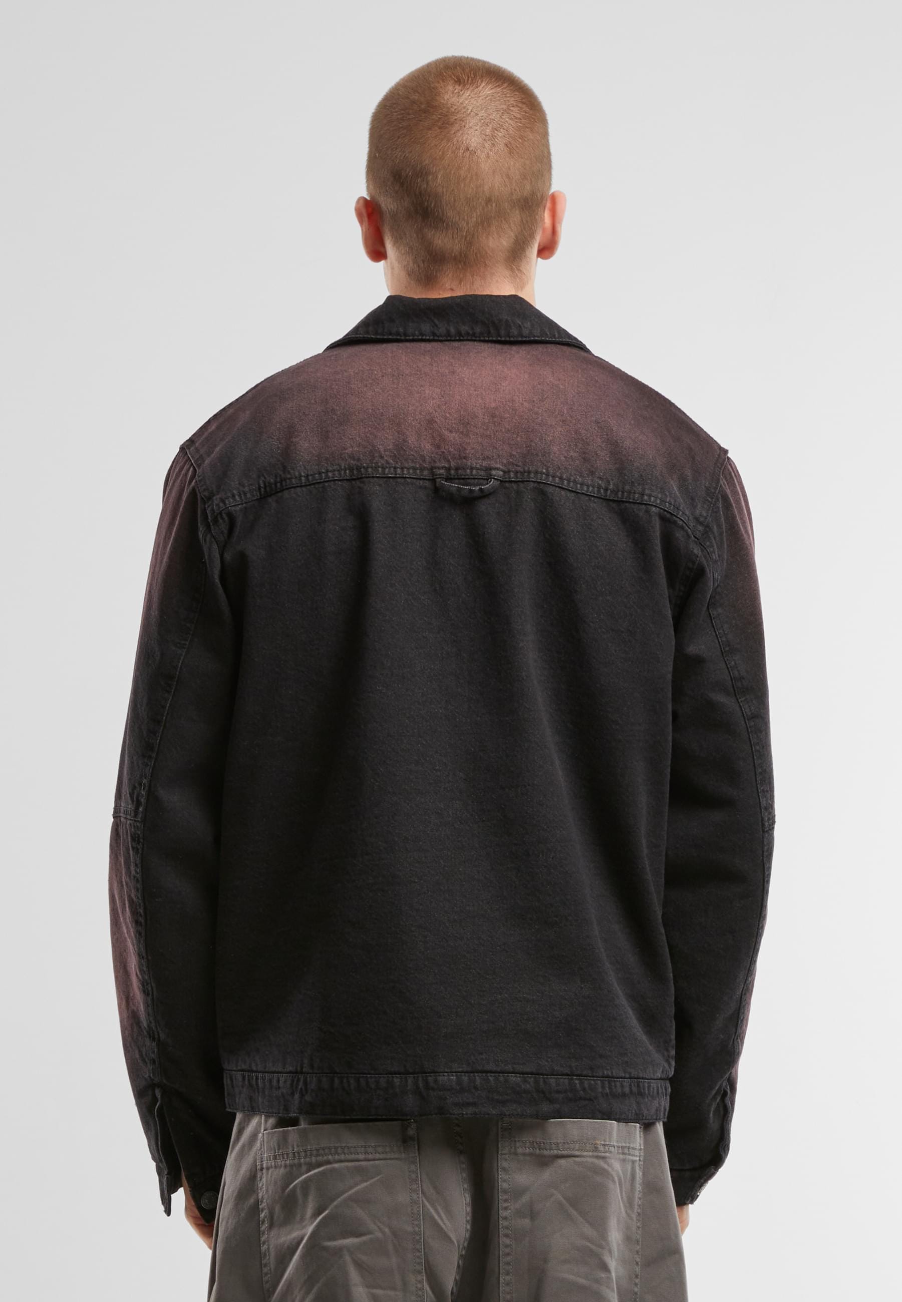 Karl Kani Allwetterjacke »Karl Kani KK Patch Color Spray Denim Jacket«, (1 St.), ohne Kapuze