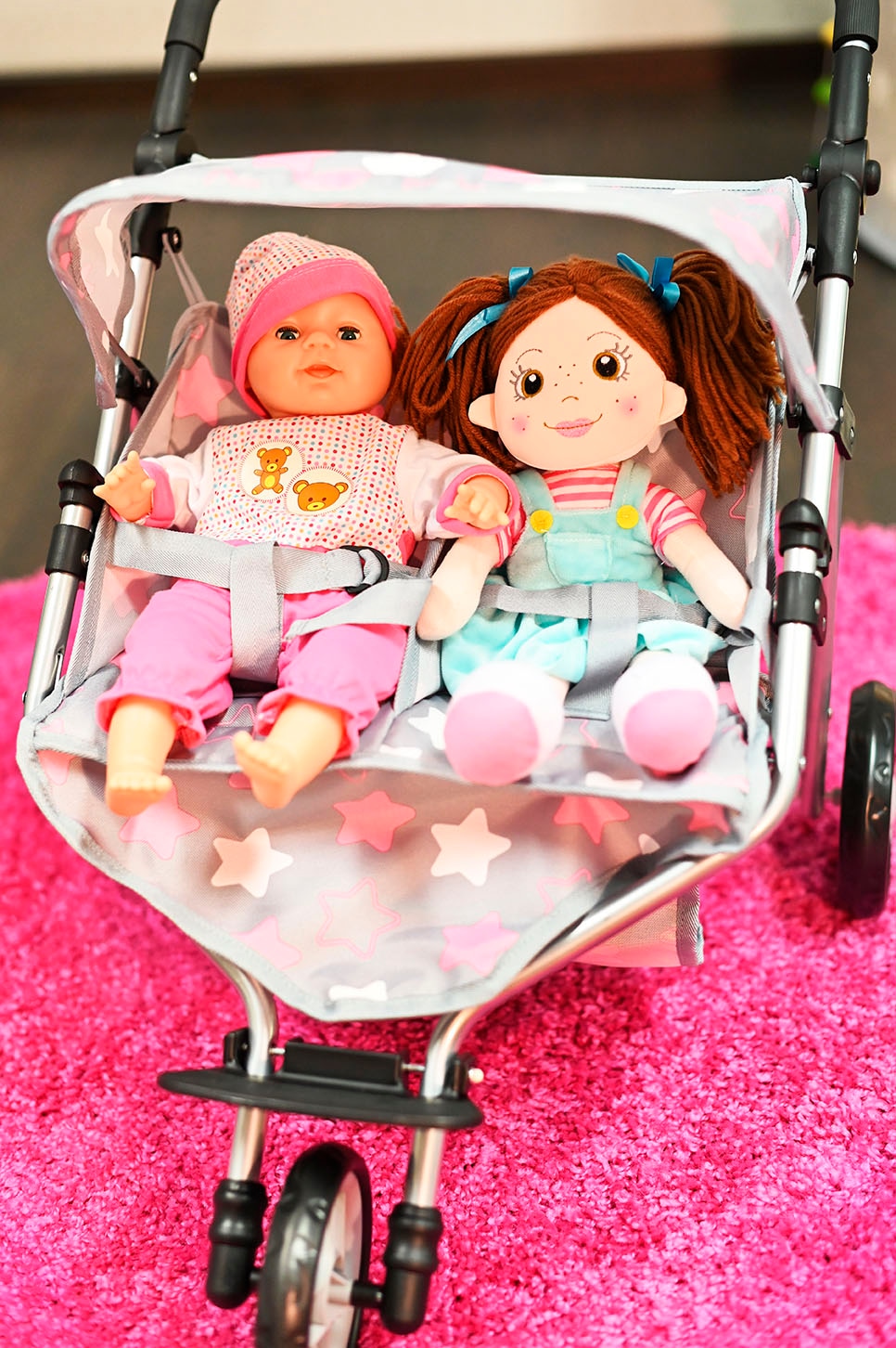 Knorrtoys® Puppen-Zwillingsbuggy »Duo«