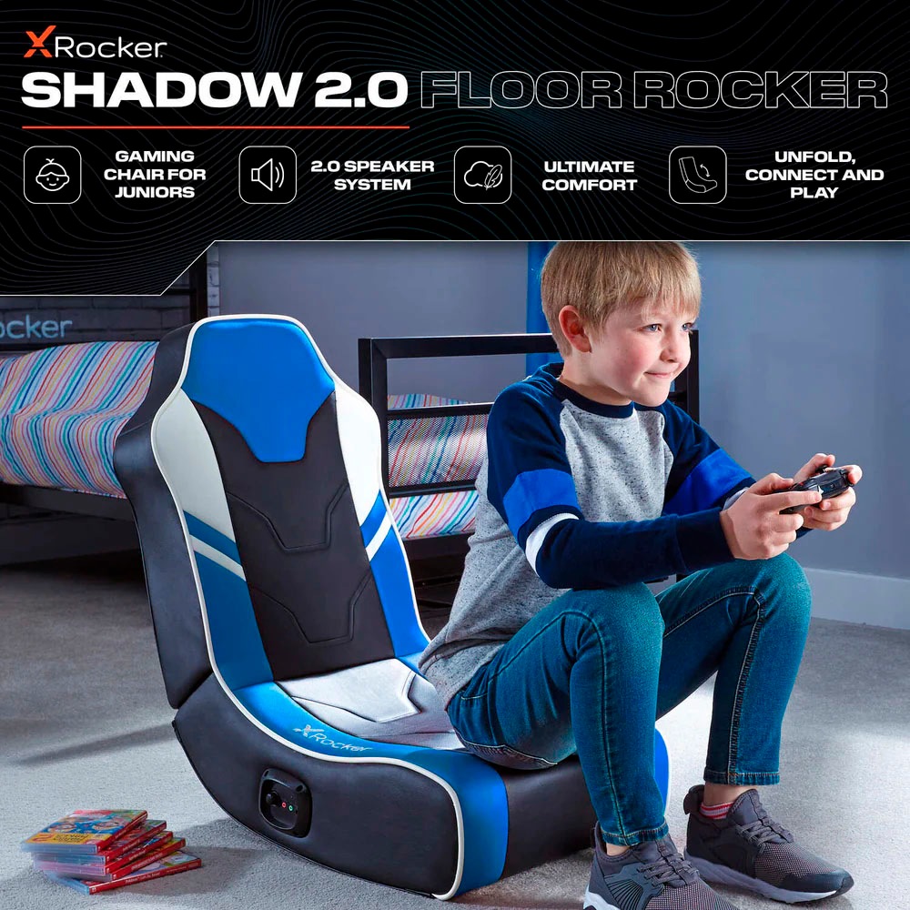 X Rocker Gaming-Stuhl »Shadow 2.0 Audio Floor Gaming Bodensessel«