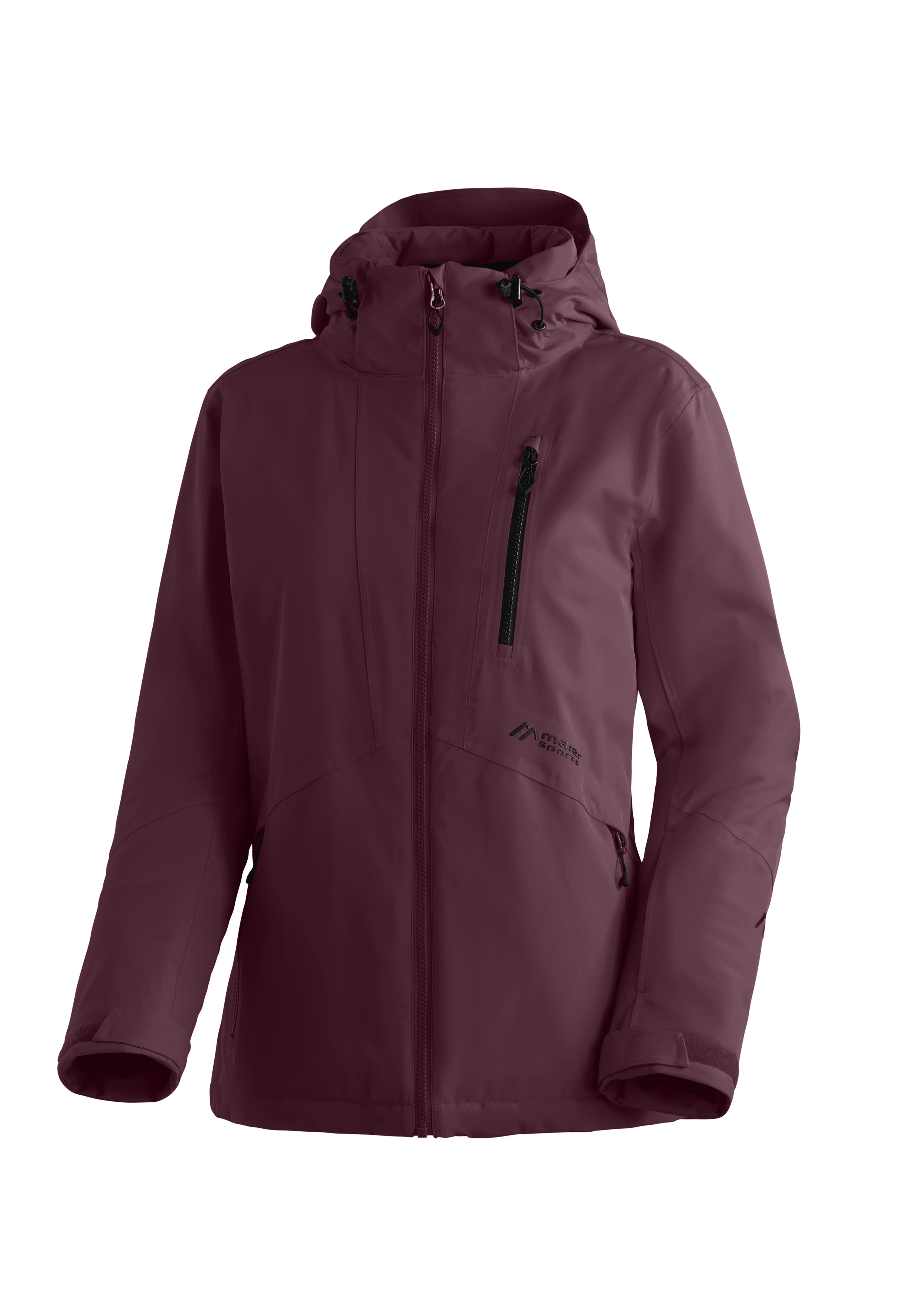 Maier Sports Skijacke "Straja" Damen Winterjacke, wind/wasserdicht, 3 RV-Taschen und Kapuze