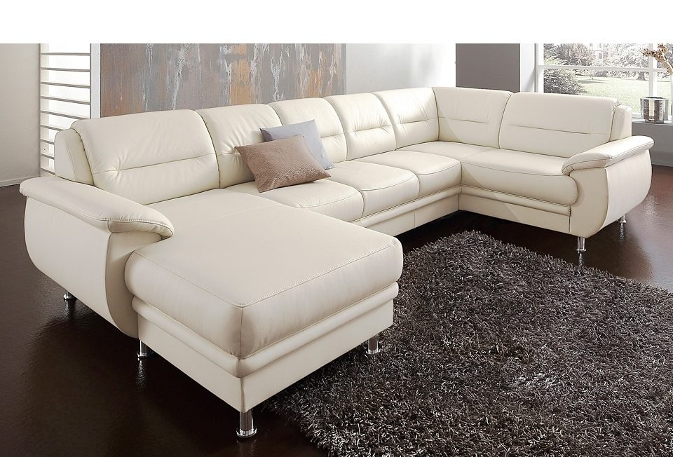 sit&more Wohnlandschaft "Mailand U-Form, B: 312 cm", optional Bettfunktion günstig online kaufen