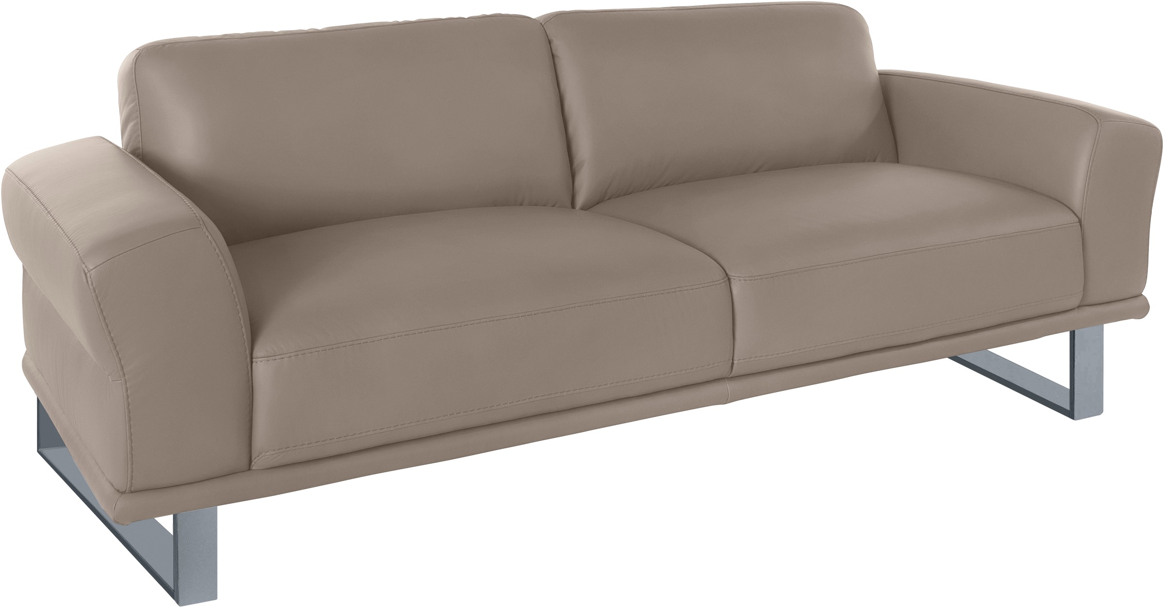 W.SCHILLIG 2,5-Sitzer »montanaa«, mit Metallkufen in Silber matt, Breite 232 cm