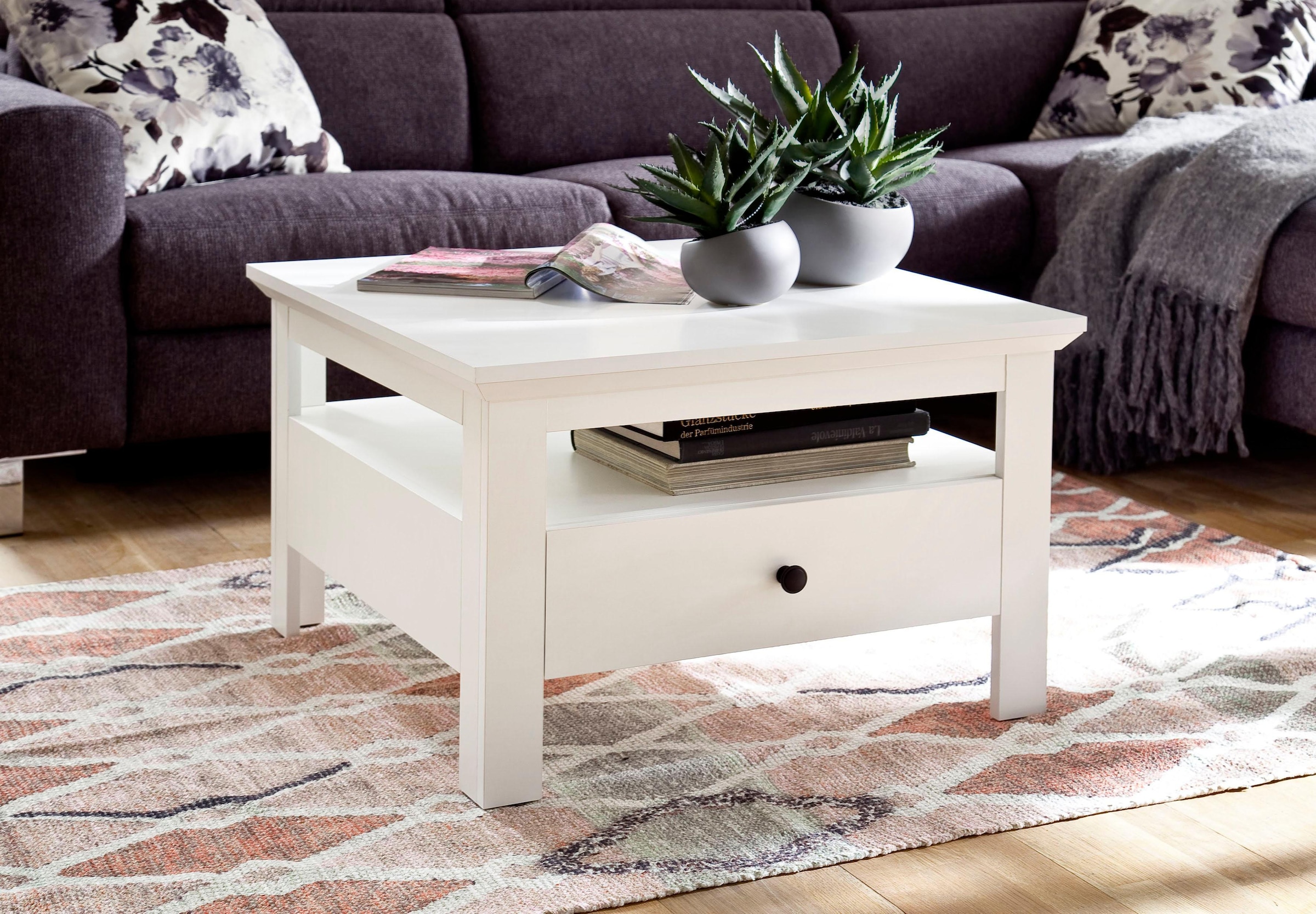 Home affaire Couchtisch "Örebro", Couchtisch mit Schubkasten & Vollauszug - günstig online kaufen