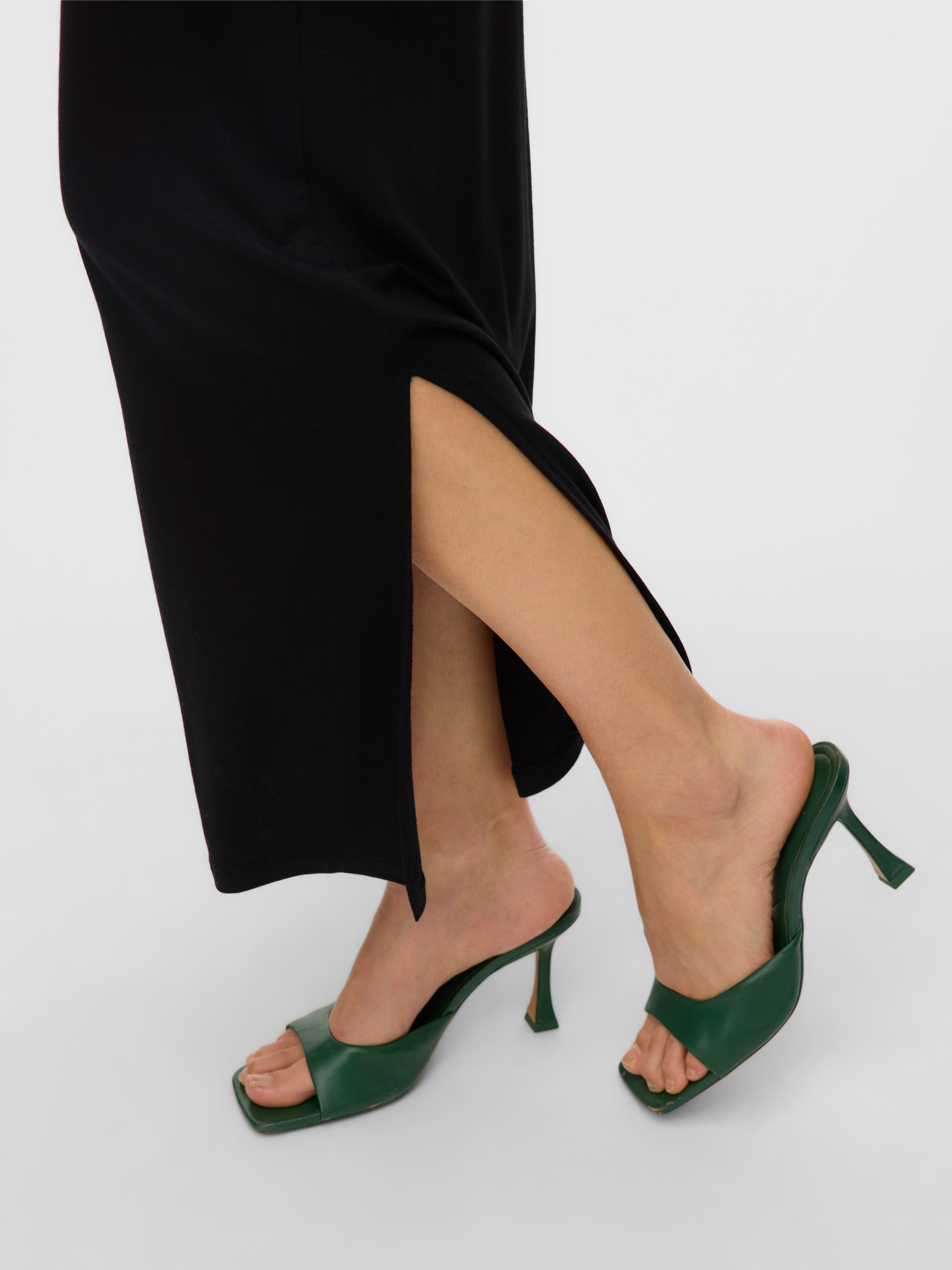 Thumbnail - Vero Moda Maxikleid "VMSAANVI SS O-NECK ANKLE DRESS VMA NOOS" Sommerkleid