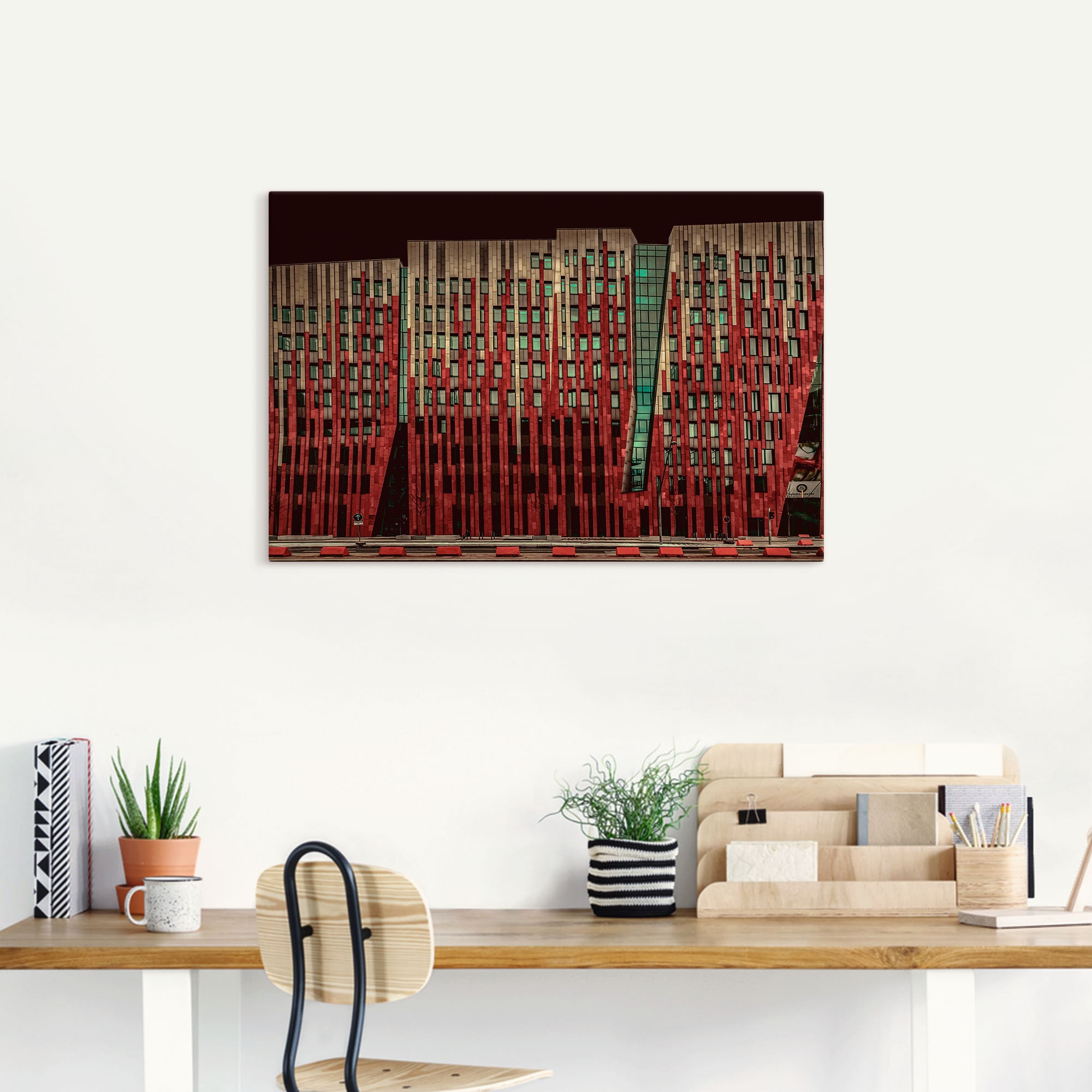 Artland Wandbild »Schnitte«, Gebäude, (1 St.), als Alubild, Leinwandbild, Wandaufkleber oder Poster in versch. Größen