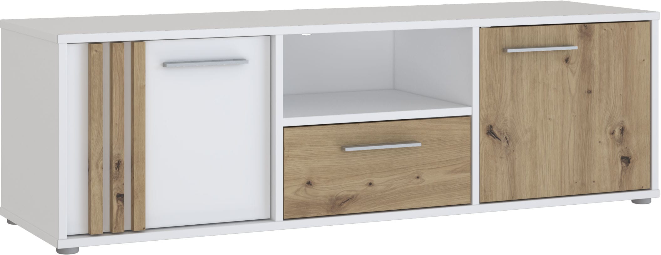 FORTE Lowboard "Cardigan TV-Board, TV-Schrank", TV-Board, 2 farbig, Staurau günstig online kaufen