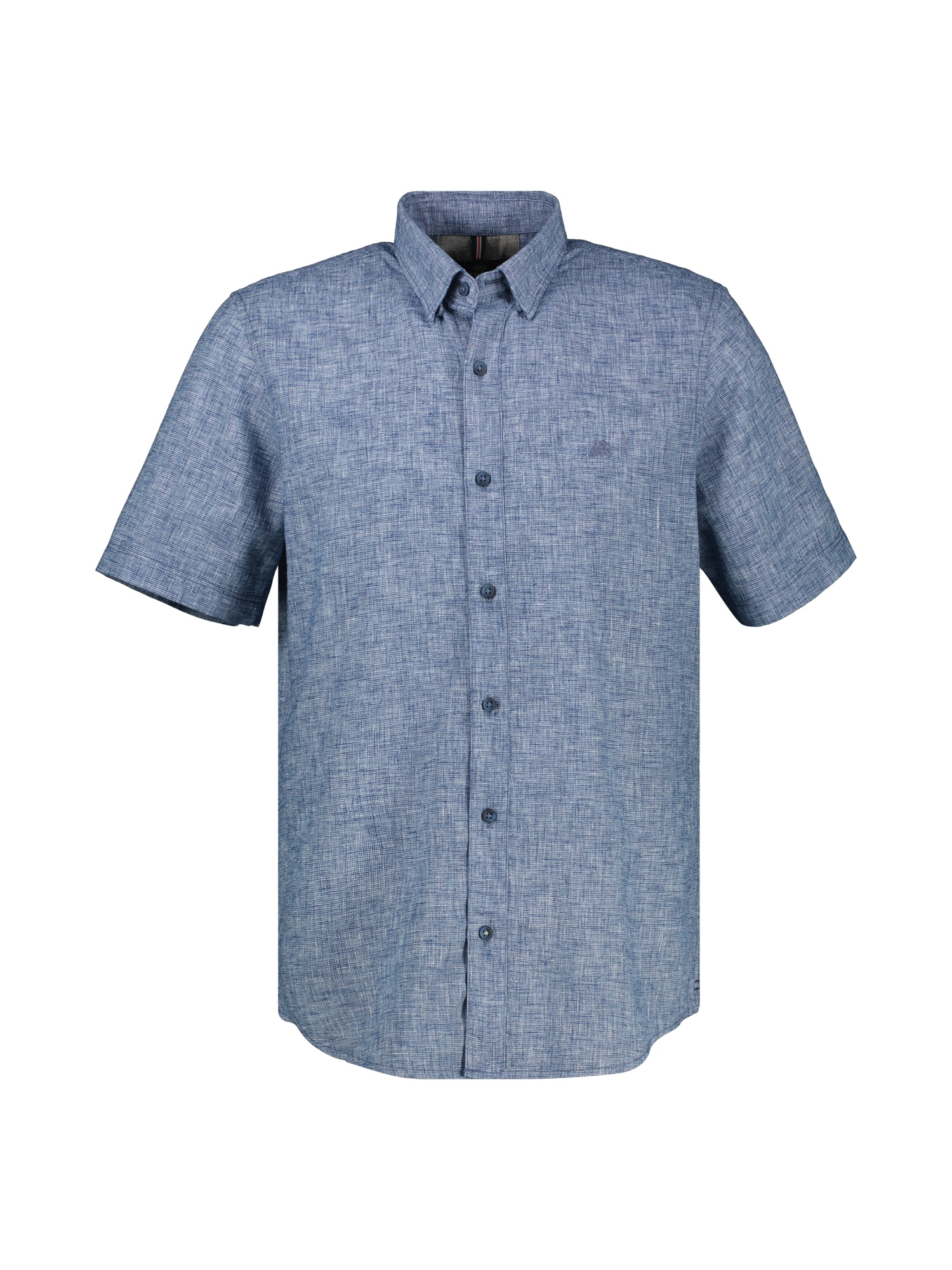 LERROS Kurzarmhemd »LERROS Kurzarmhemd mit verdecktem Button-down-Kragen«