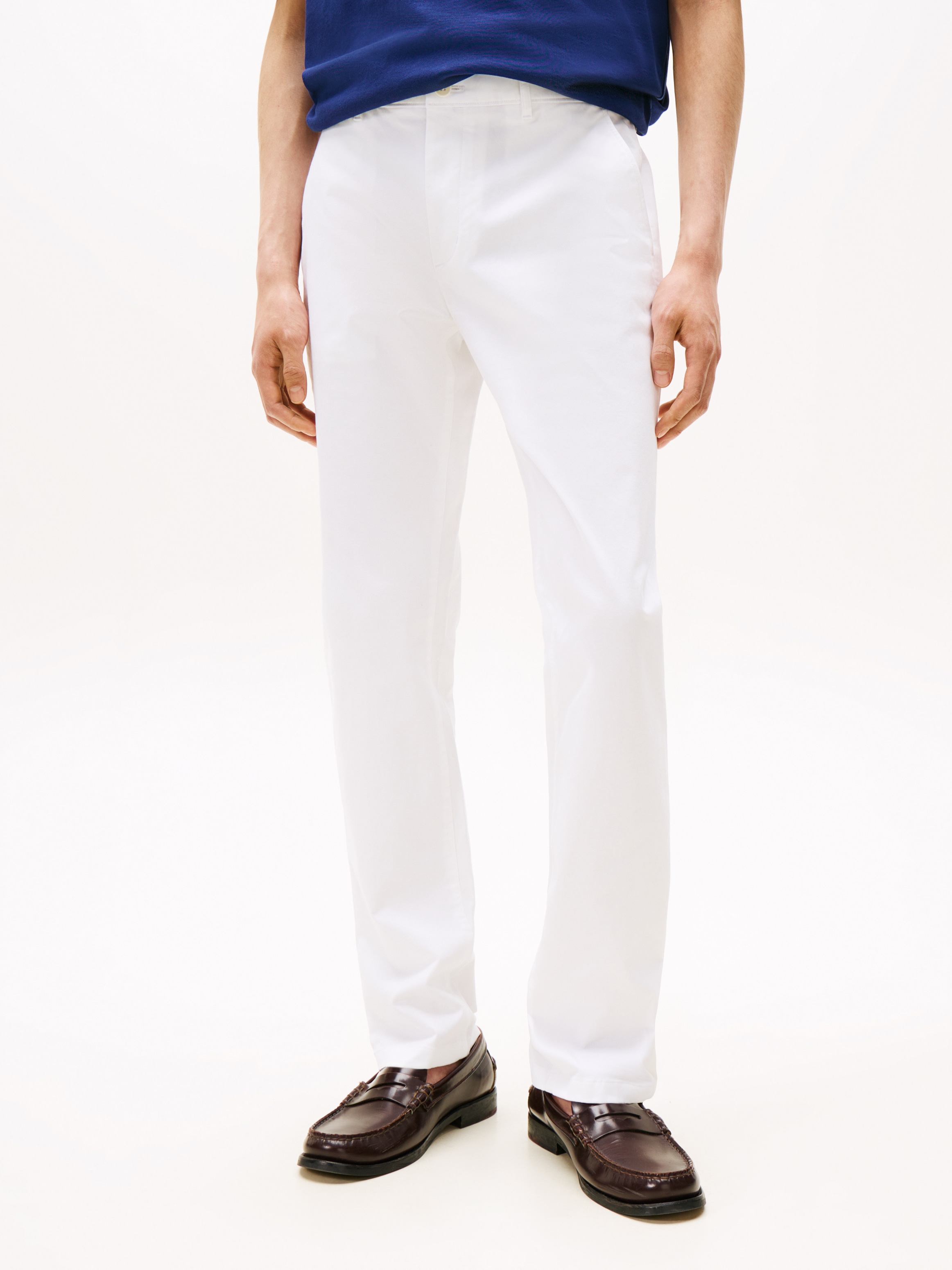 Tommy Hilfiger Chinohose "CORE DENTON ESSENTI" Gerades Bein, Schlichte Opti günstig online kaufen