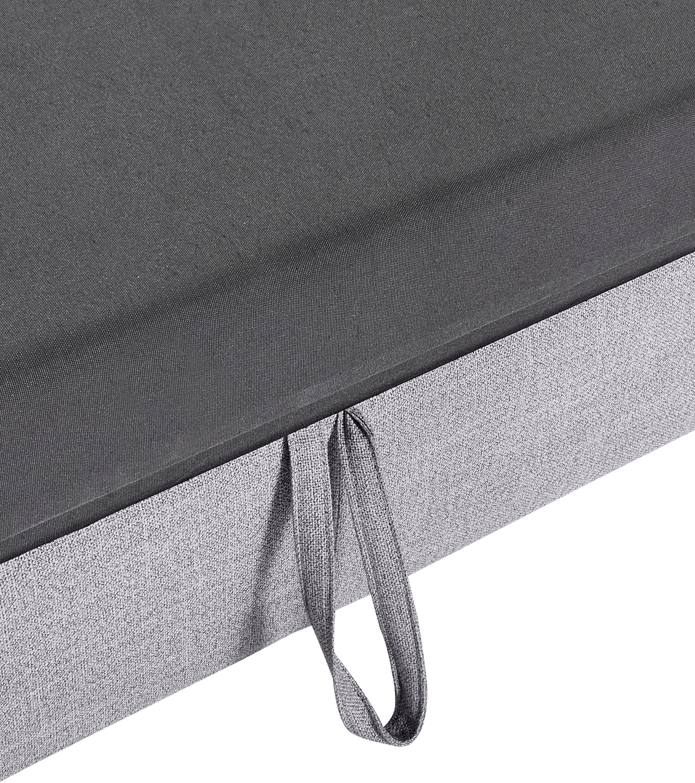 sit&more Ecksofa »Sonoma L-Form«, wahlweise mit Bettfunktion und Bettkasten