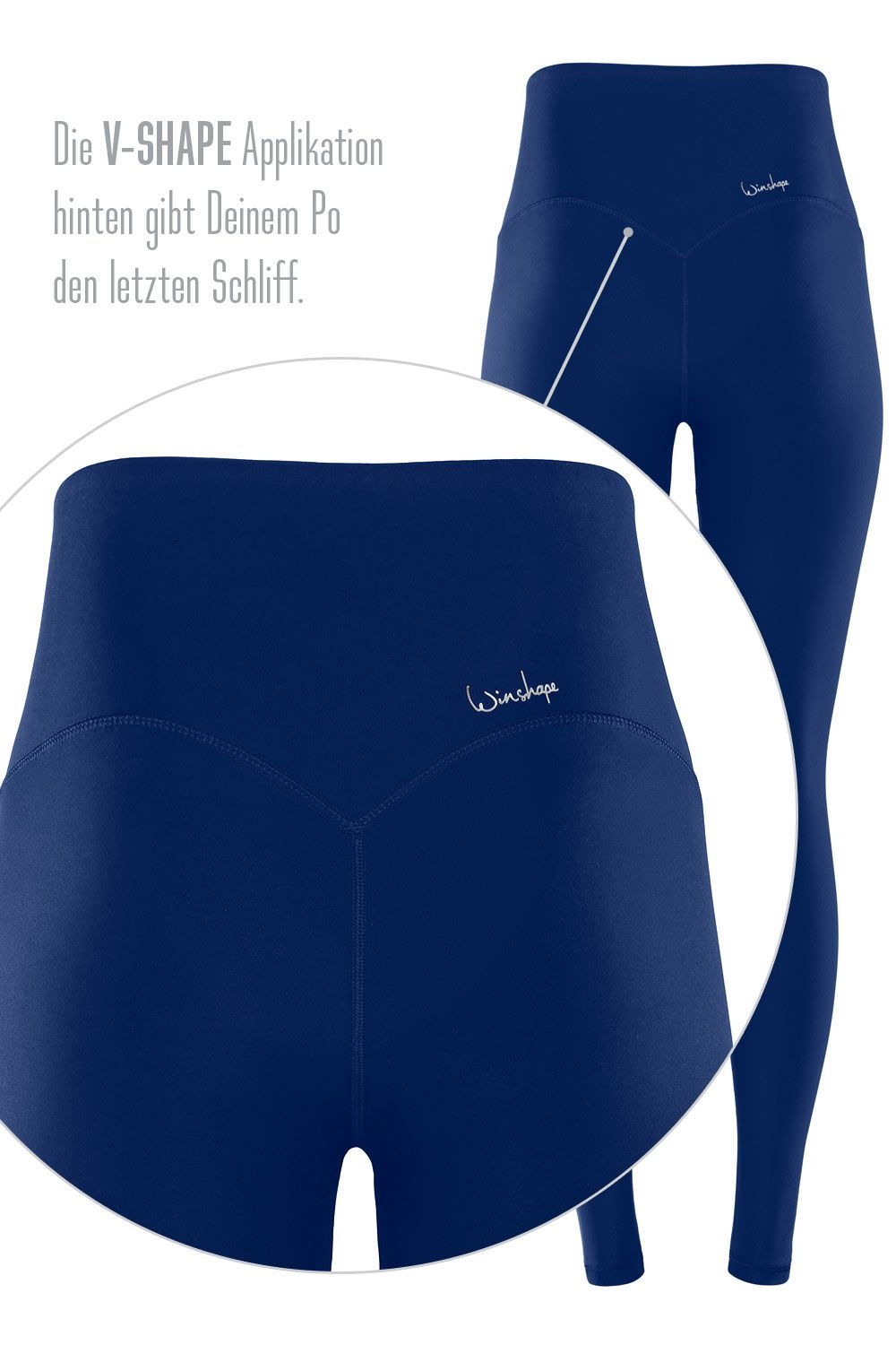 Winshape Leggings »Functional Comfort HWL117C«, mit V-Shape Applikation und Core-Bund