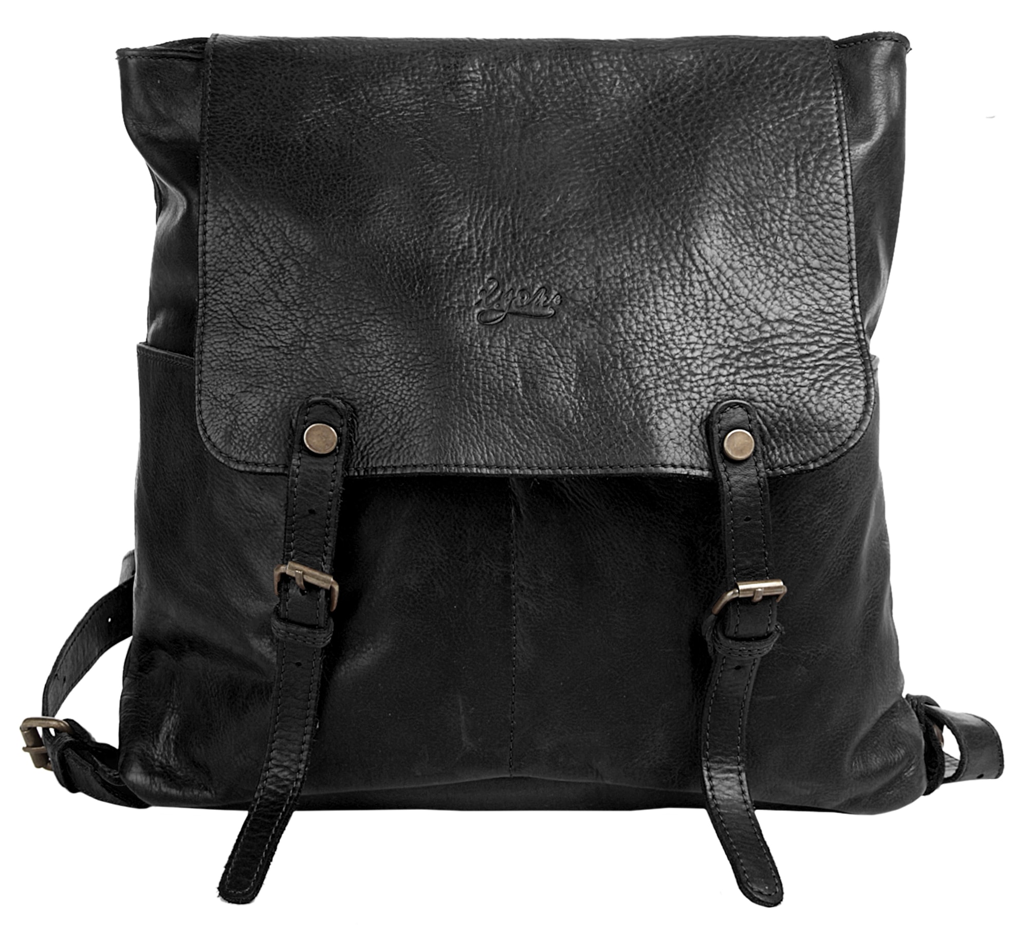 Cityrucksack, echt Leder