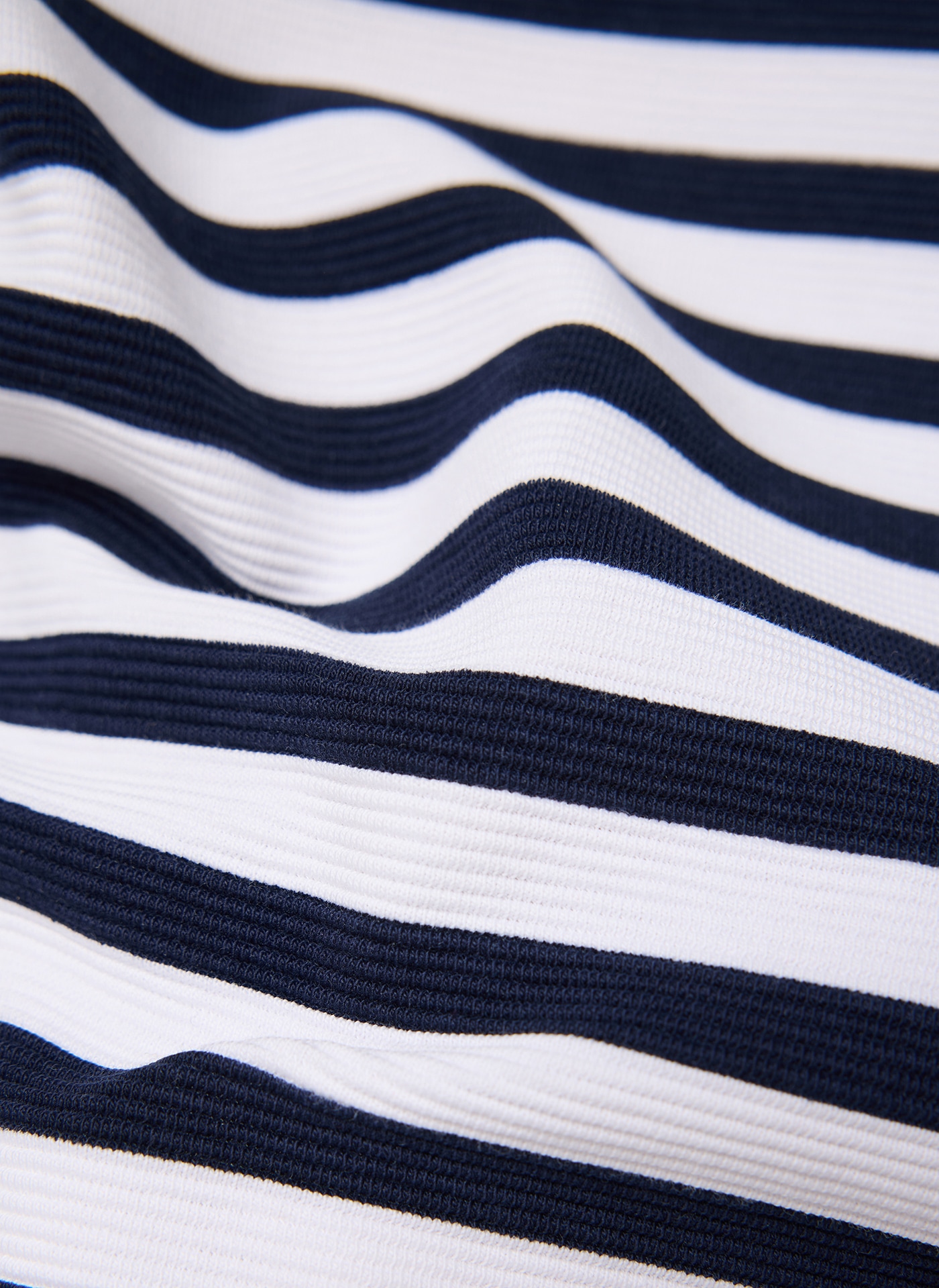 Rabe Rundhalsshirt im Streifen-Look und mit Glitzer-Druck