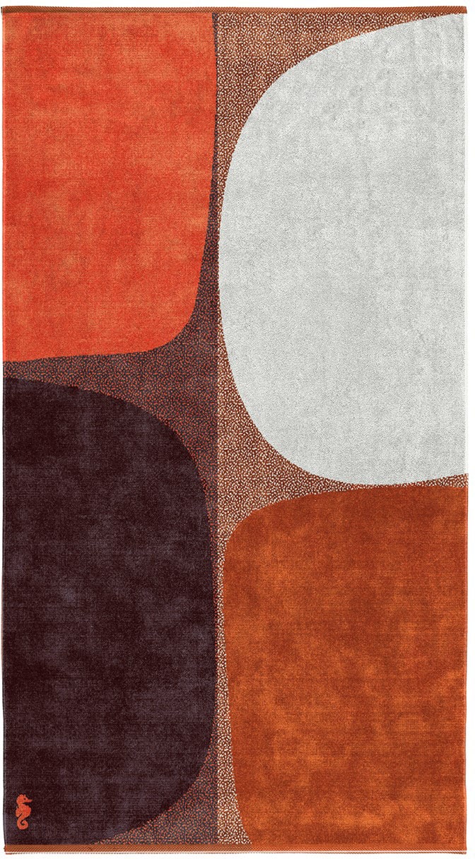 Seahorse Strandtuch "Stones" 100x180, für Sauna und Pool, mit runden Stein günstig online kaufen