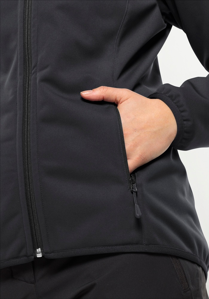 Jack Wolfskin Softshelljacke »WINDHAIN HOODY W«, mit Kapuze