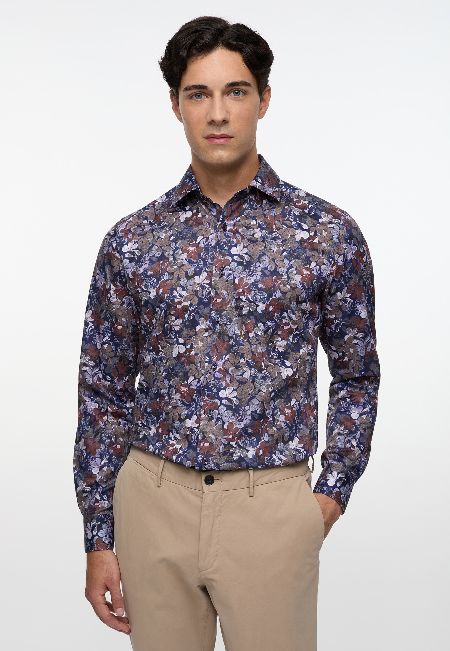 Eterna Langarmhemd "SLIM FIT" NON IRON (bügelfrei) günstig online kaufen