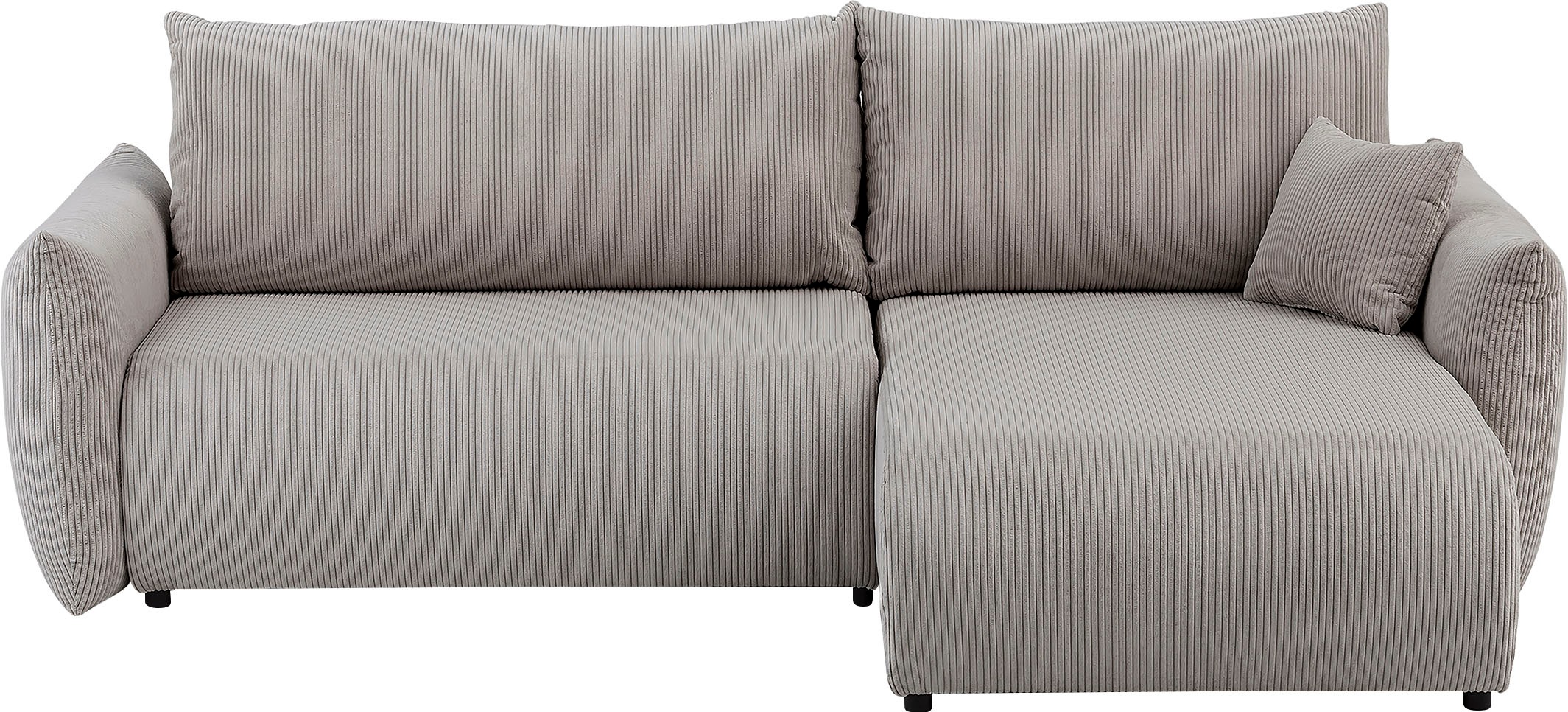 INOSIGN Ecksofa "MAVAS Schlafsofa mit Bettkasten, L-Form,", ca.257/127cm (L günstig online kaufen