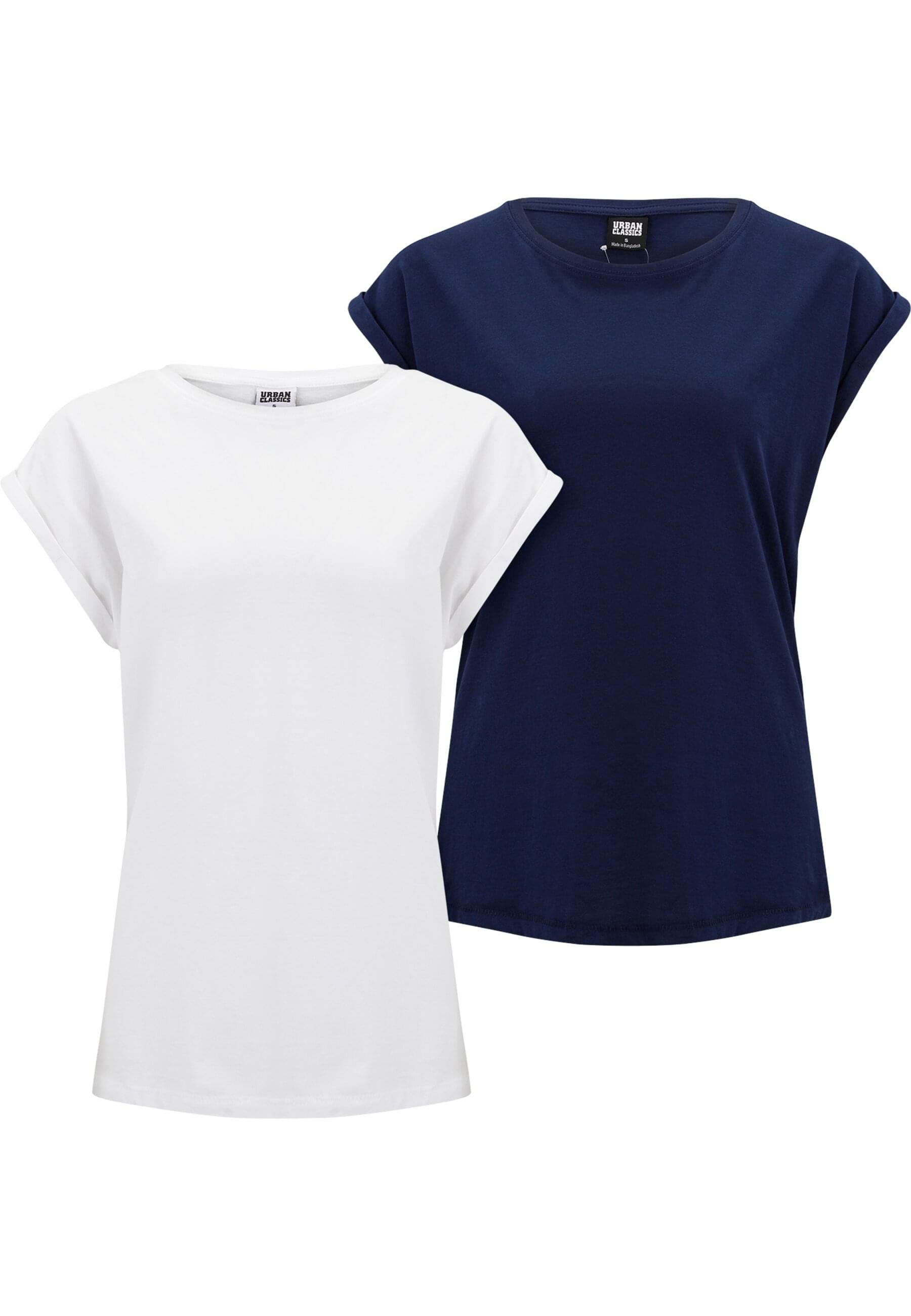 URBAN CLASSICS T-Shirt "Urban Classics Pre-Pack Ladies Extended Shoulder Te günstig online kaufen