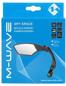 M-Wave Fahrradspiegel »SPY SPACE«, (Packung, 1 St.), links
