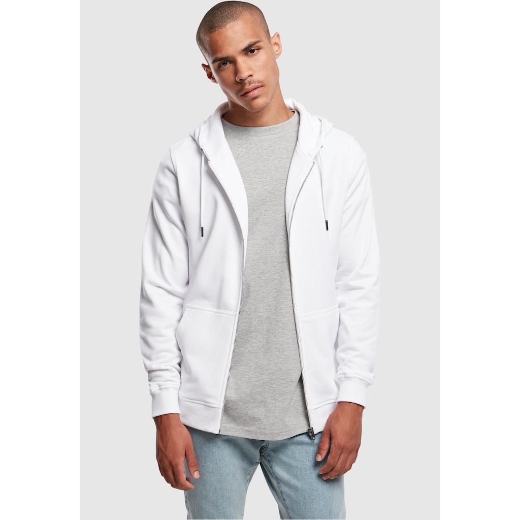 URBAN CLASSICS Sweatjacke »Urban Classics Herren Basic Terry Zip Hoody«, (1 tlg.)