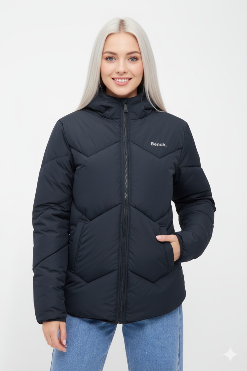 Bench. Steppjacke "KRIYA", mit Kapuze, leichte Winterjacke mit hoher Wärmel günstig online kaufen