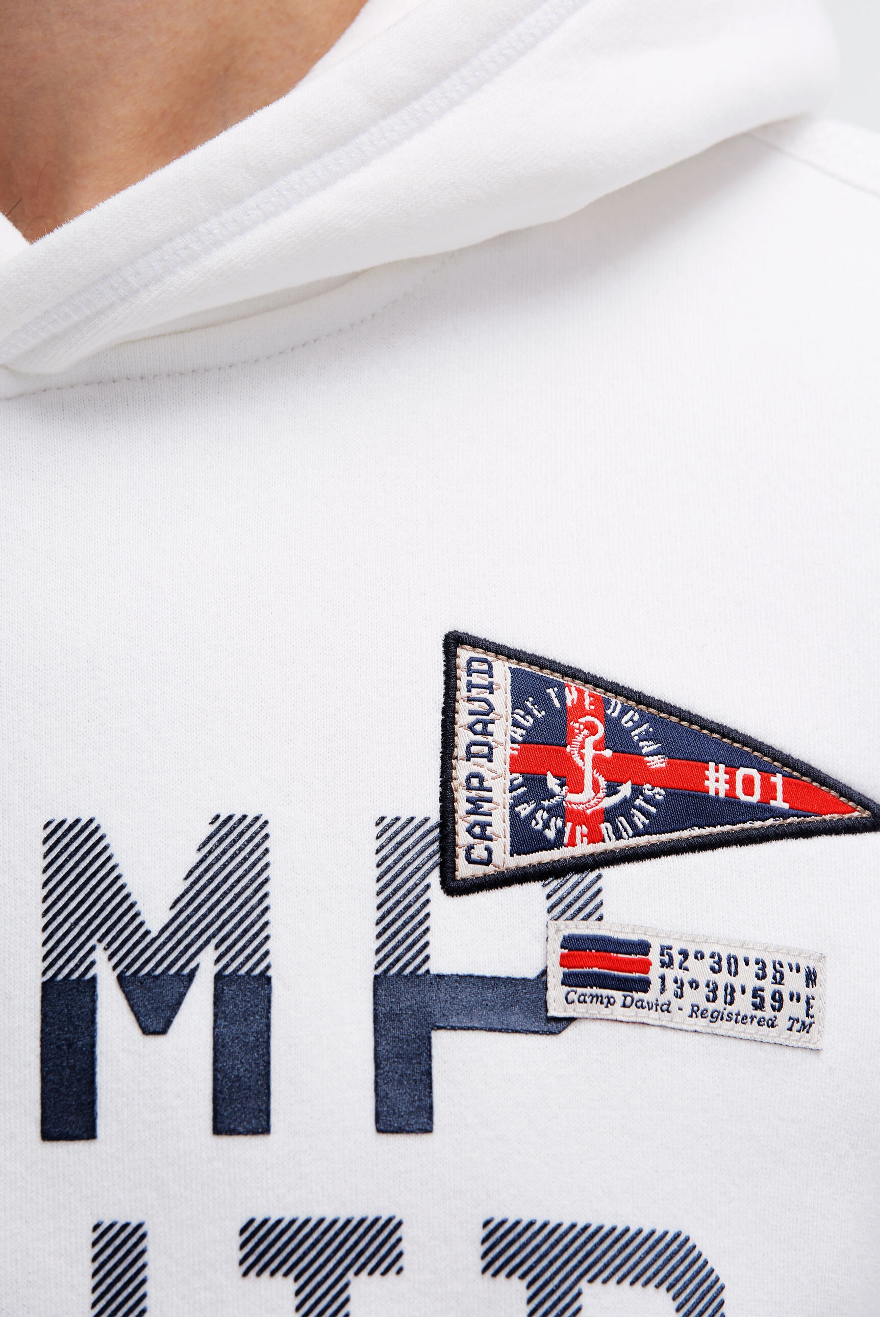 CAMP DAVID Kapuzensweatshirt , mit Rippbündchen
