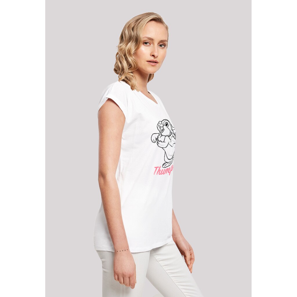 F4NT4STIC T-Shirt »Bambi Klopfer Line Zeichnung«