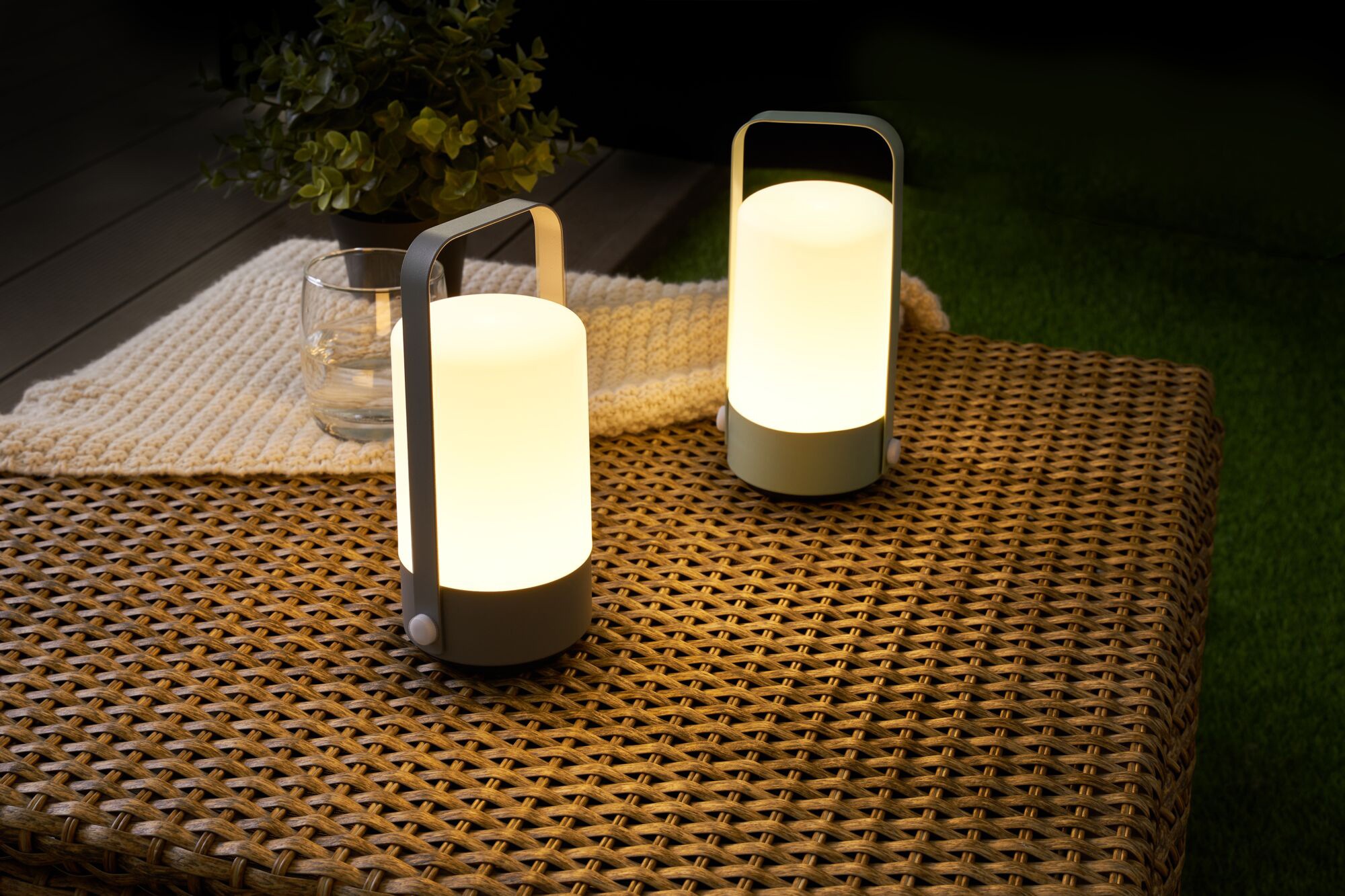 LED Pauleen Laterne Hellgrün/Hellgrau«, Charm 2x BAUR flammig-flammig IP44 »Mobile 1 |