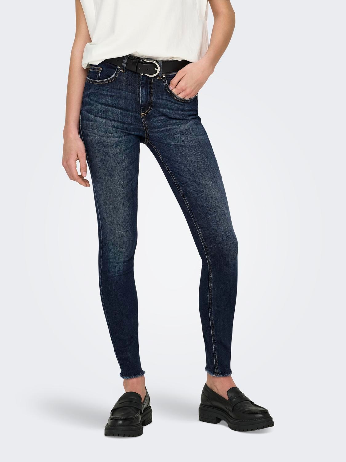 ONLY Skinny-fit-Jeans "ONLBLUSH MID SK ANKLE RW DNM DOT245 NOOS" günstig online kaufen