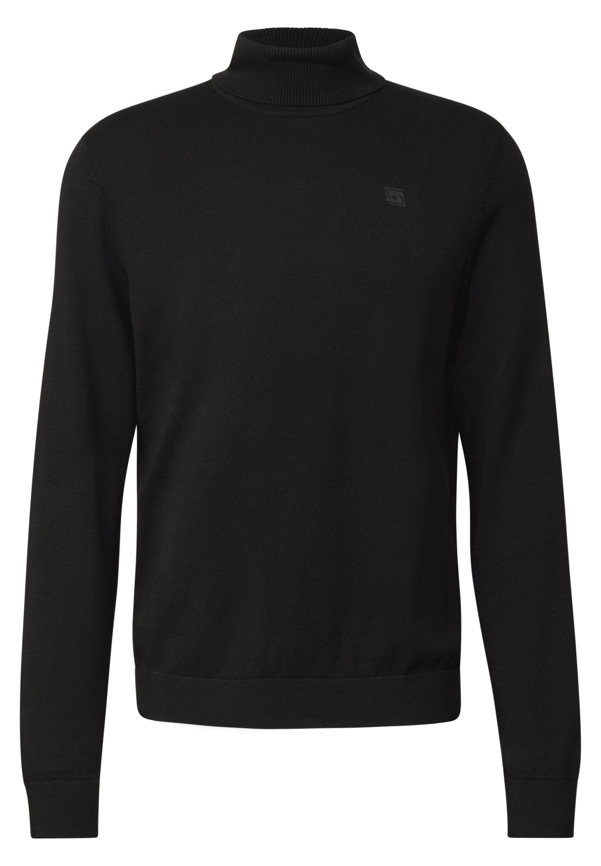 STREET ONE MEN Rollkragenpullover, aus reiner Baumwolle