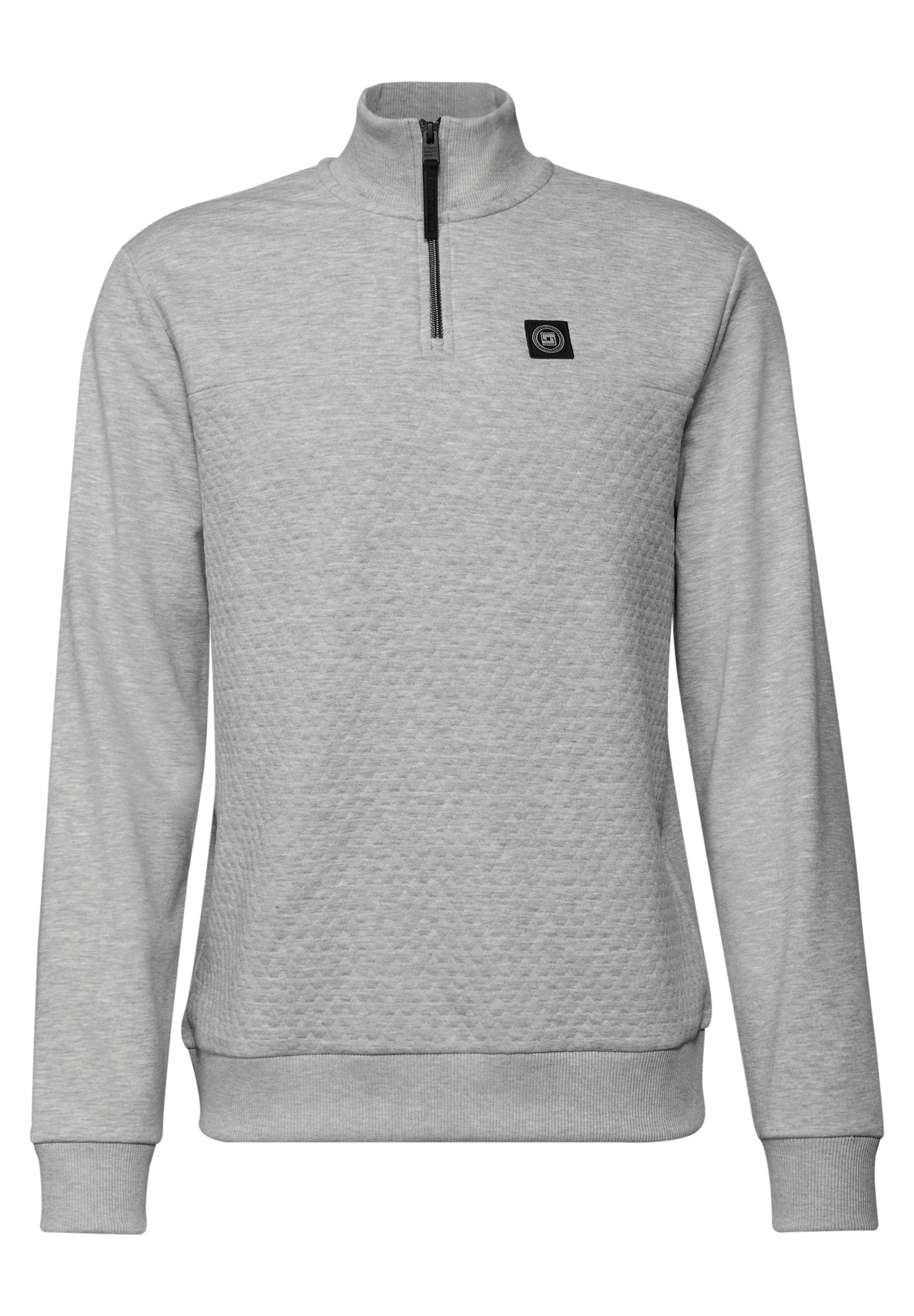 STREET ONE MEN Rollkragenpullover, mit Struktur-Muster