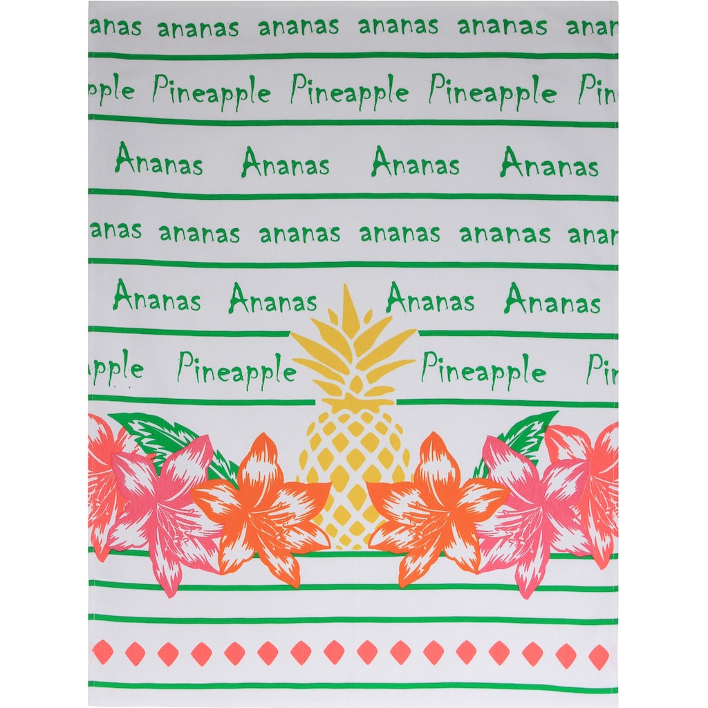 stuco Geschirrtuch »Tropic Fruits«, (Set, 3 tlg.)