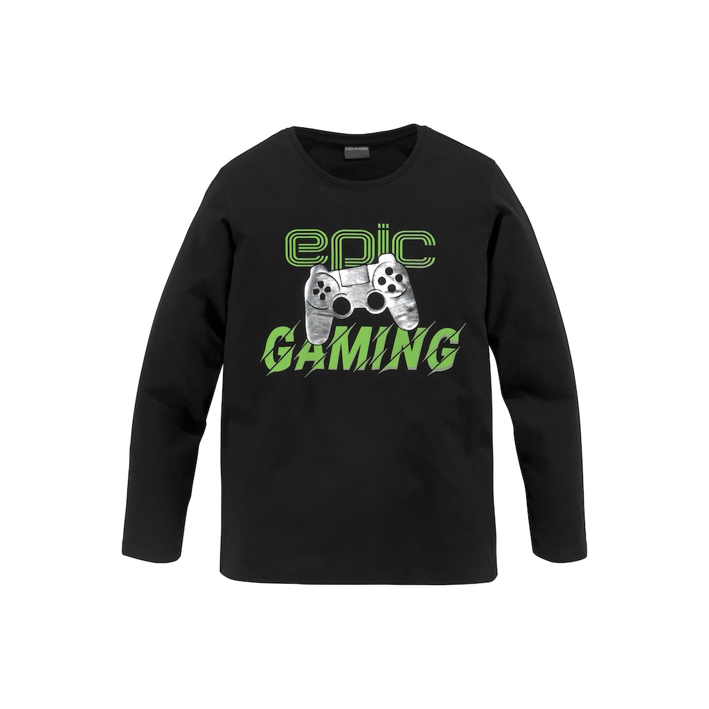 KIDSWORLD Langarmshirt »EPIC GAMING«