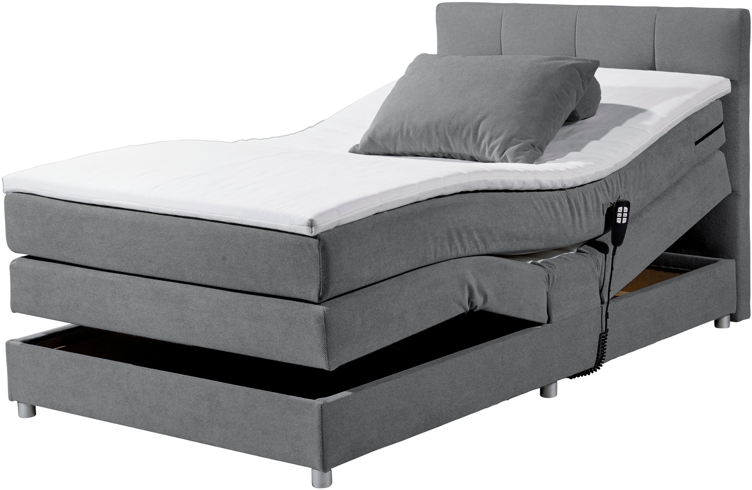 ED EXCITING DESIGN Boxspringbett »Toulouse B«, inkl. Motor