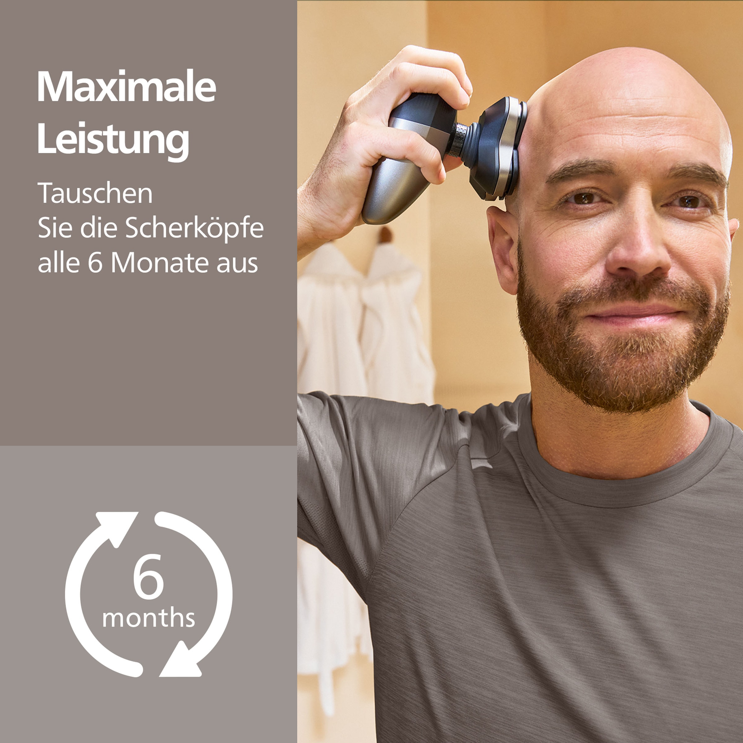 Philips Ersatzscherköpfe »HS740/15« mit 36 ComfortCut Klingen, nass und trocken verwendbar