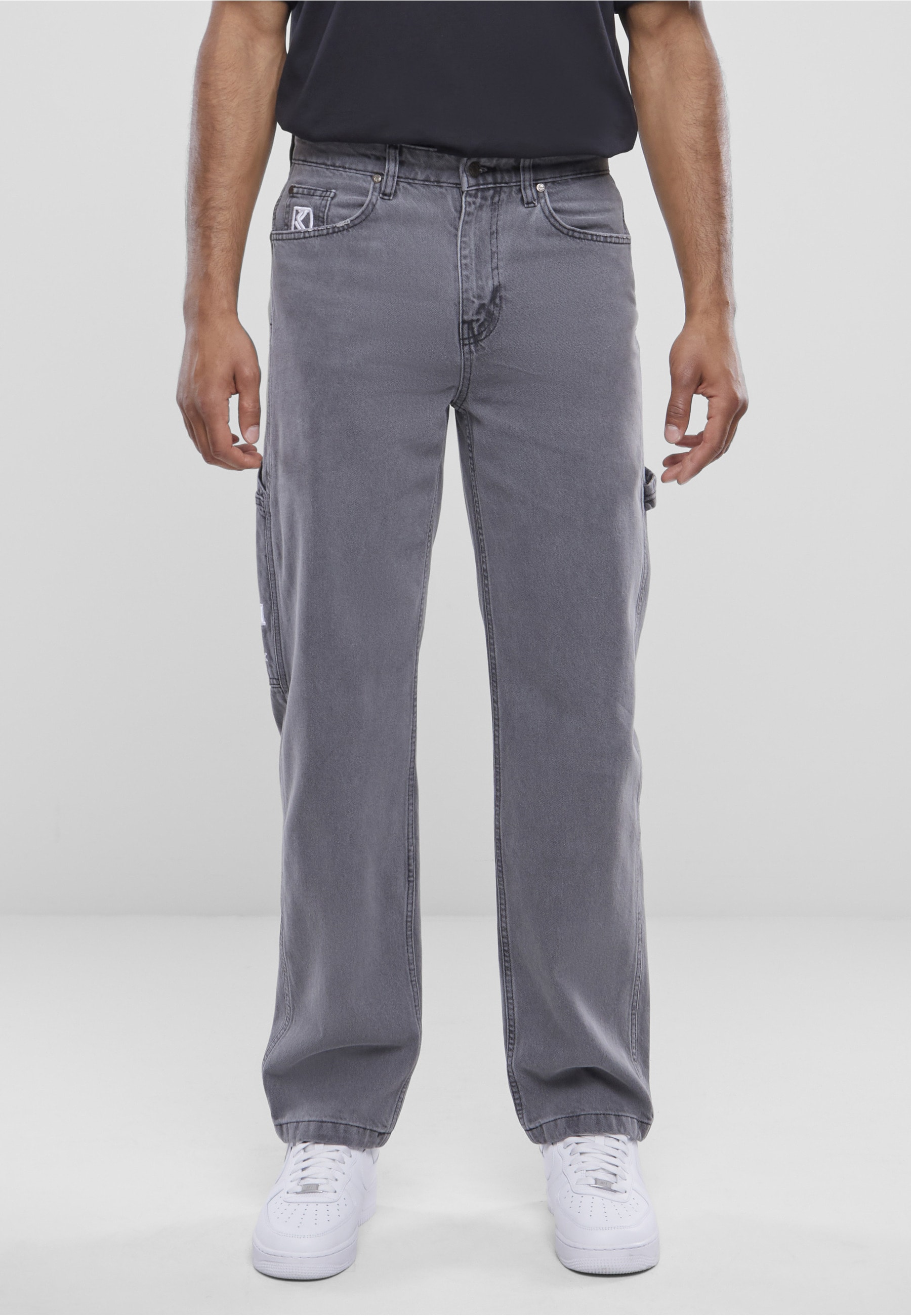 Karl Kani Bequeme Jeans »Karl Kani Herren KMI-PL063-010-06 KK Retro Baggy Workwear Denim«