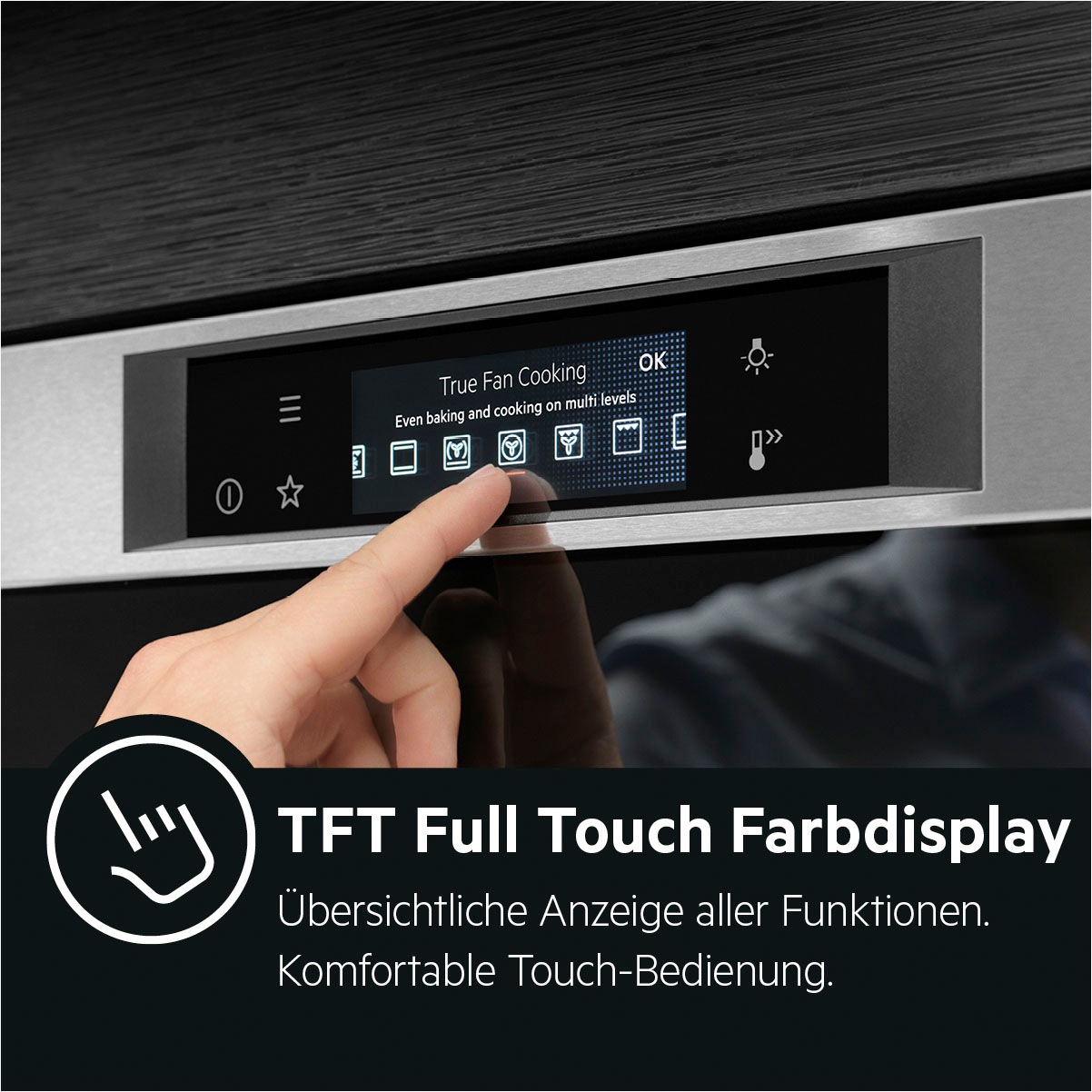 AEG Einbaubackofen Serie 8000 »BSE78228BM«, mit Vollauszug, Steam Clean